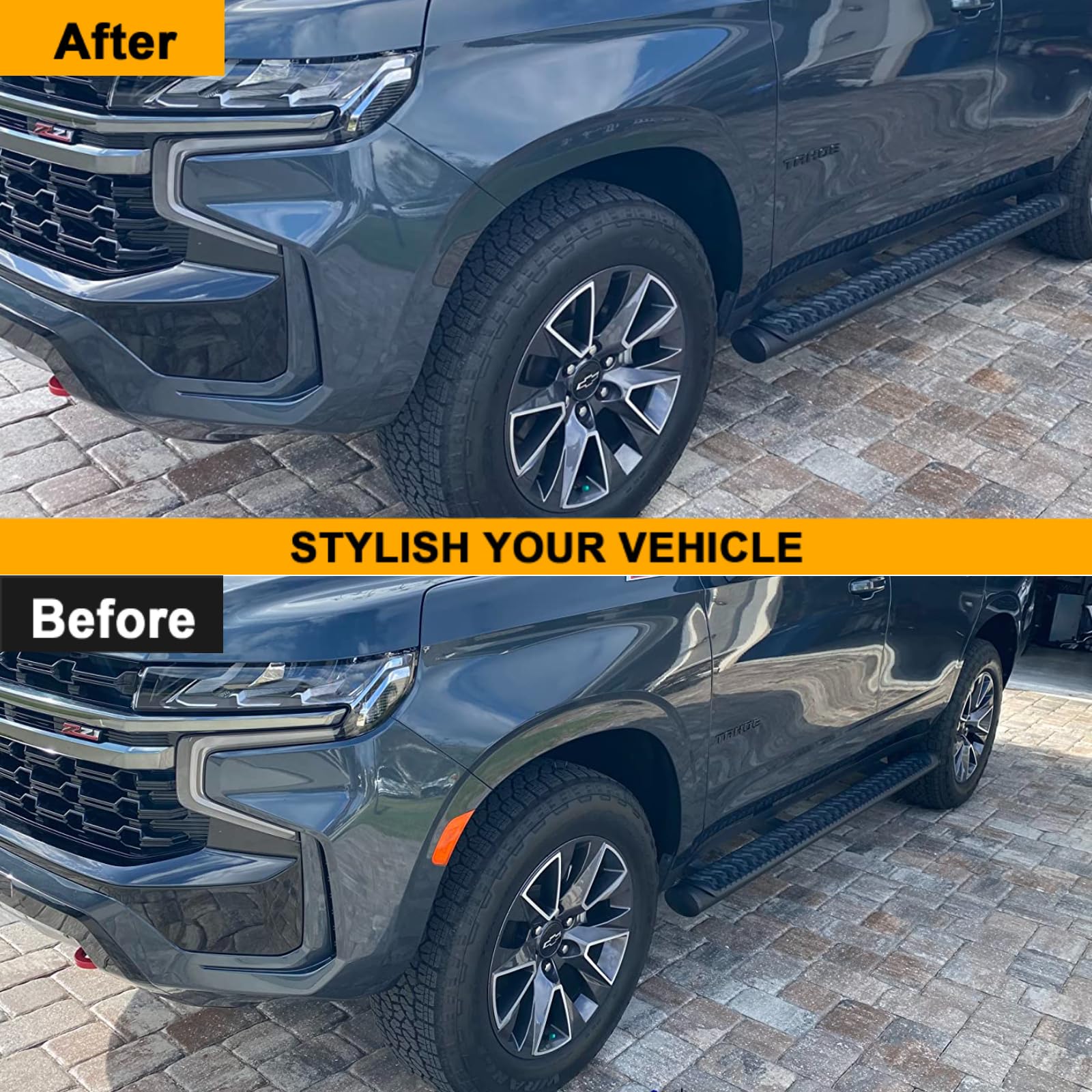 Mynoway Smoked Lens Led Side Marker Lamp Compatible With 2021-2023 Yukon/Yukon Denali/Yukon Xl/Tahoe/Escalade/Suburban/Escalade