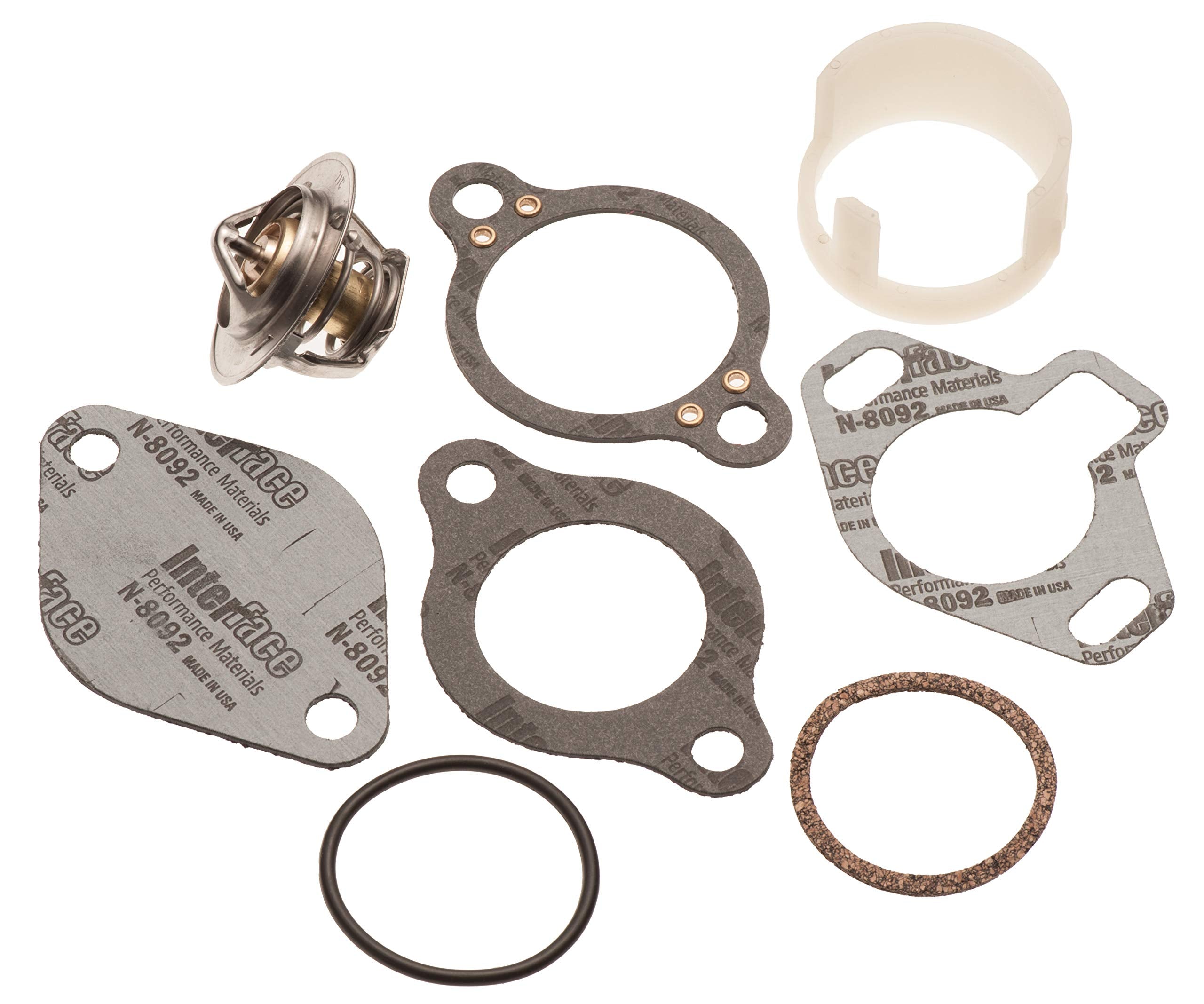 TITAN 757 PERFORMANCE Thermostat Kit & Sleeve Mercruiser 160? 807252Q5 4.3 5.0 5.7 7.4 8.2 1987 & Up
