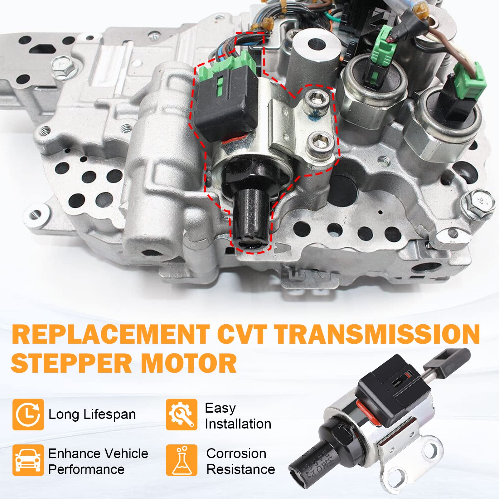 Cvt Transmission Step Motor 2.0 2.5 Stepper Motor For 2009-2012 Nissan Altima Rogue Sl Sv Awd, 2007-2012 Sentra Dodge Caliber 2.