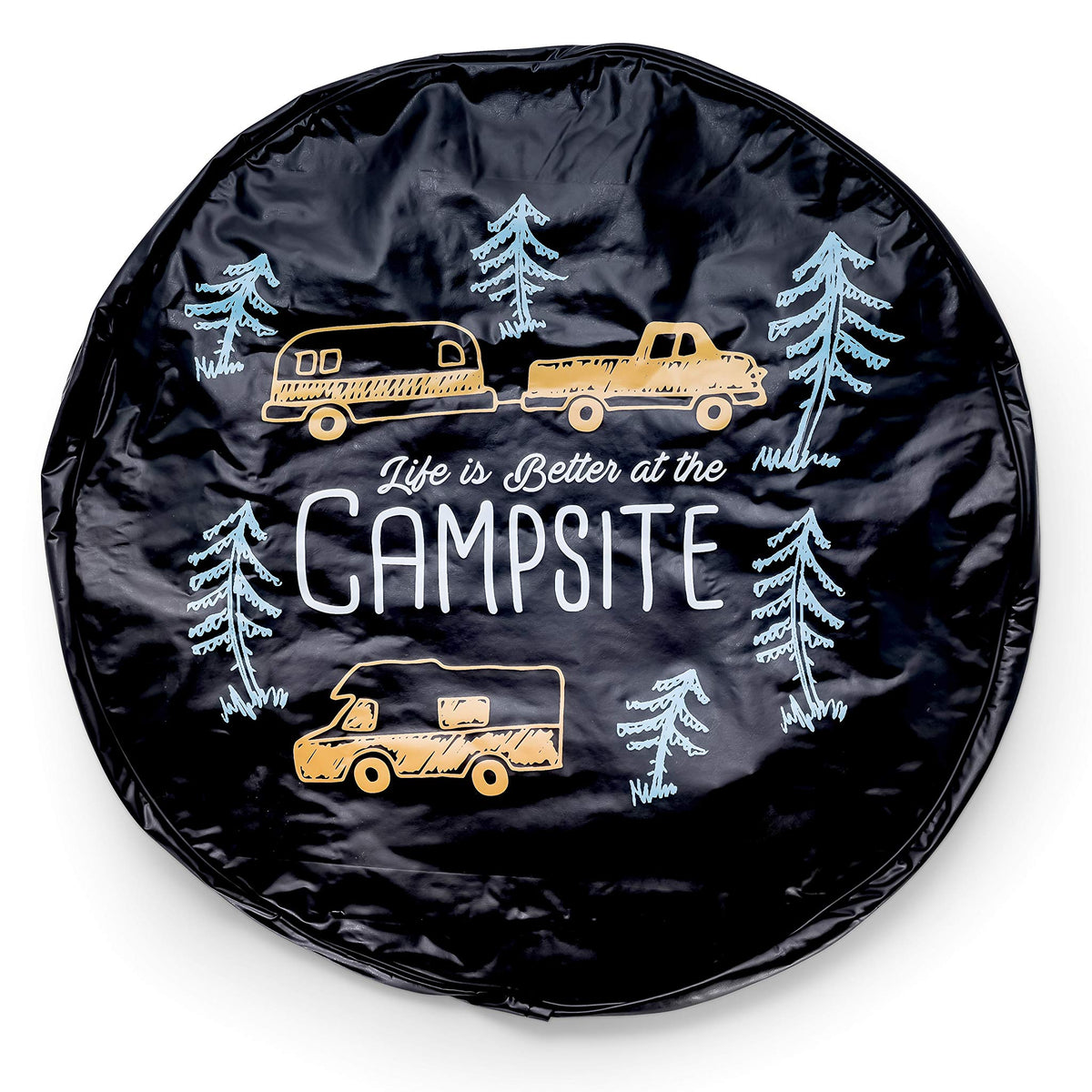 Camco Life Is Better At The Campsite Camper/Rv Spare Tire Cover | Features A Vib WBCARB07KPVYM1F