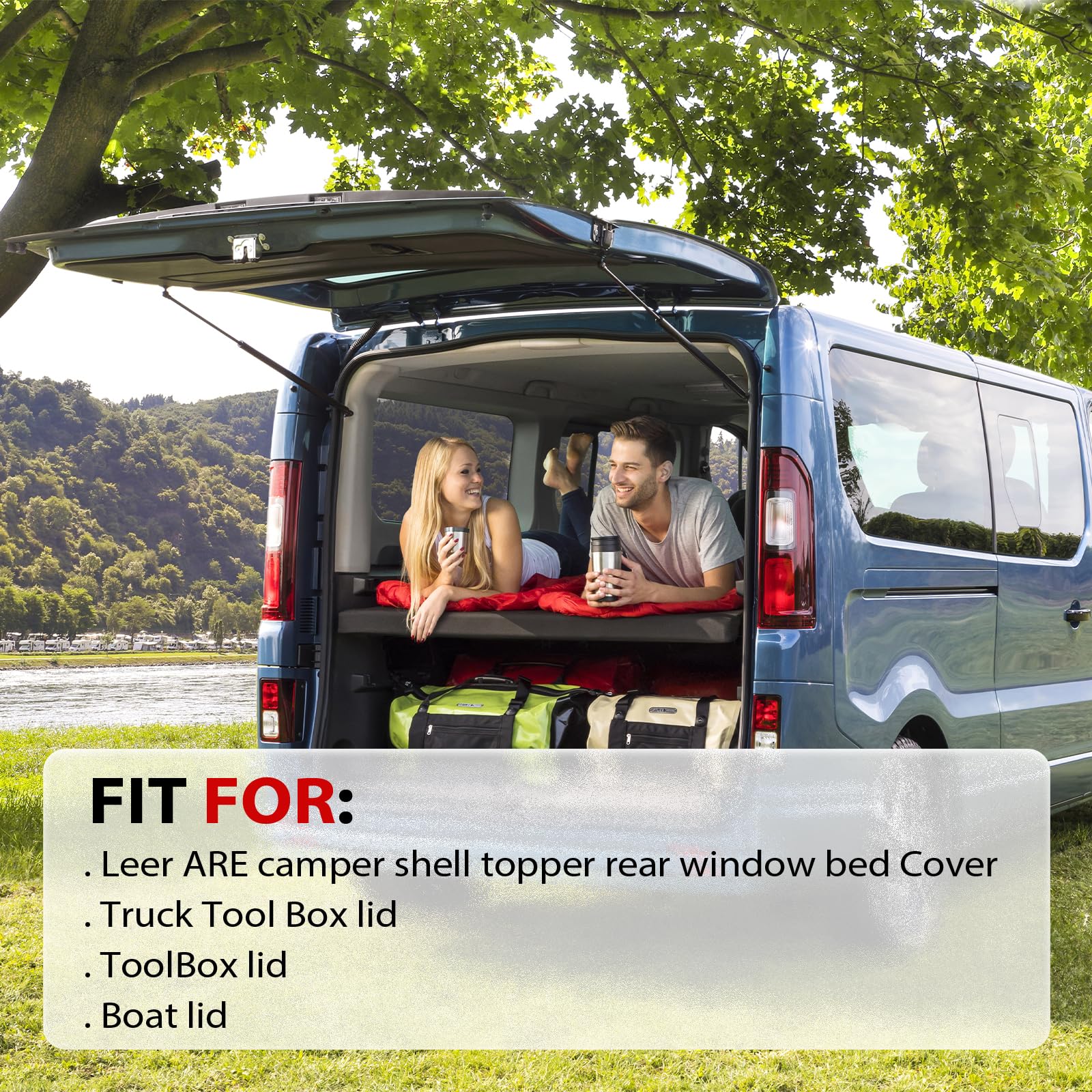 Vepagoo C16-02716 12 Inch 13Lb/58N Gas Shocks Struts Spring For Truck Pickup Tool Box Boat Deck, Weatherguard Csps Aluminum Tool