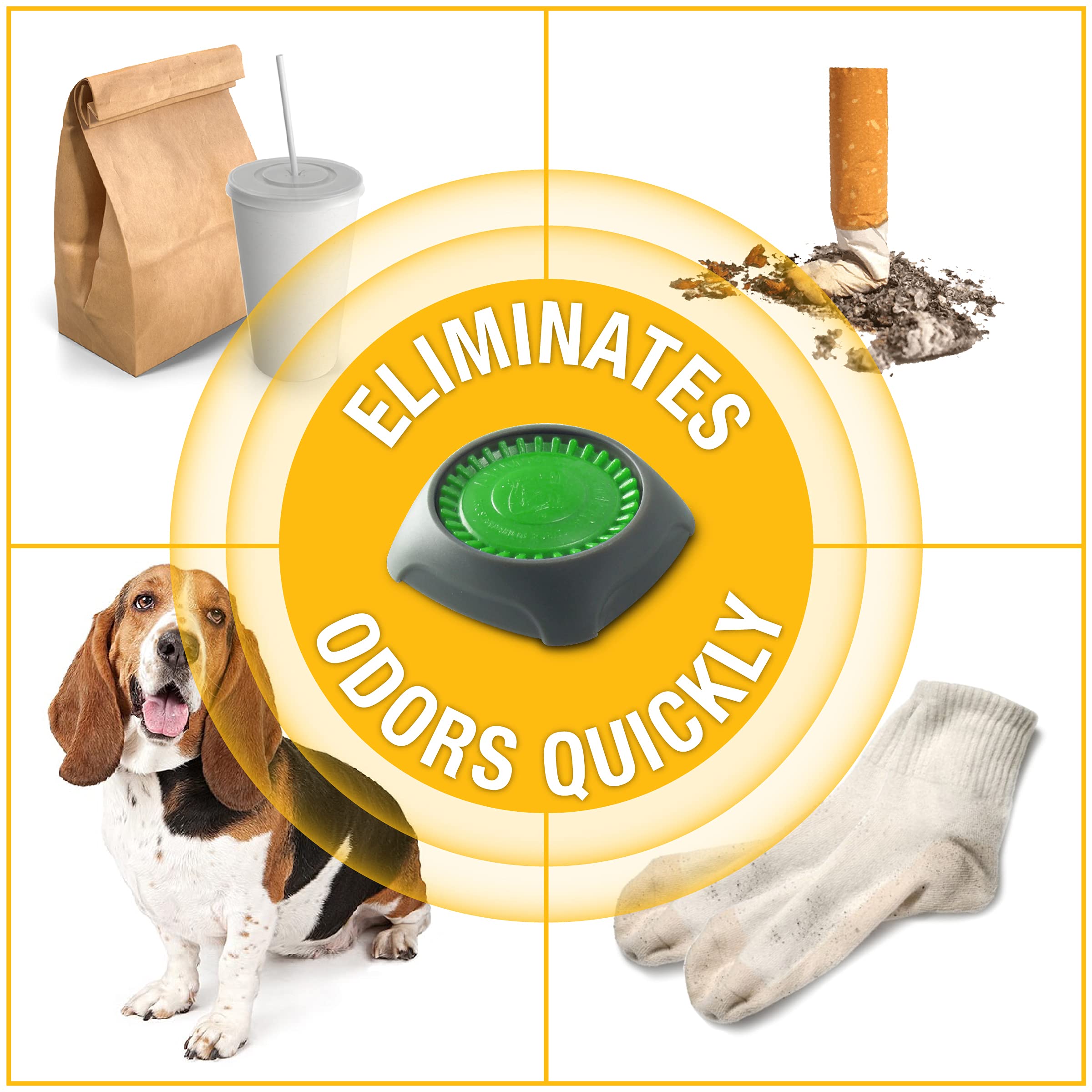 Arm & Hammer Ah8500Spt Under The Seat Air Freshener, Springtime, 3 Pack