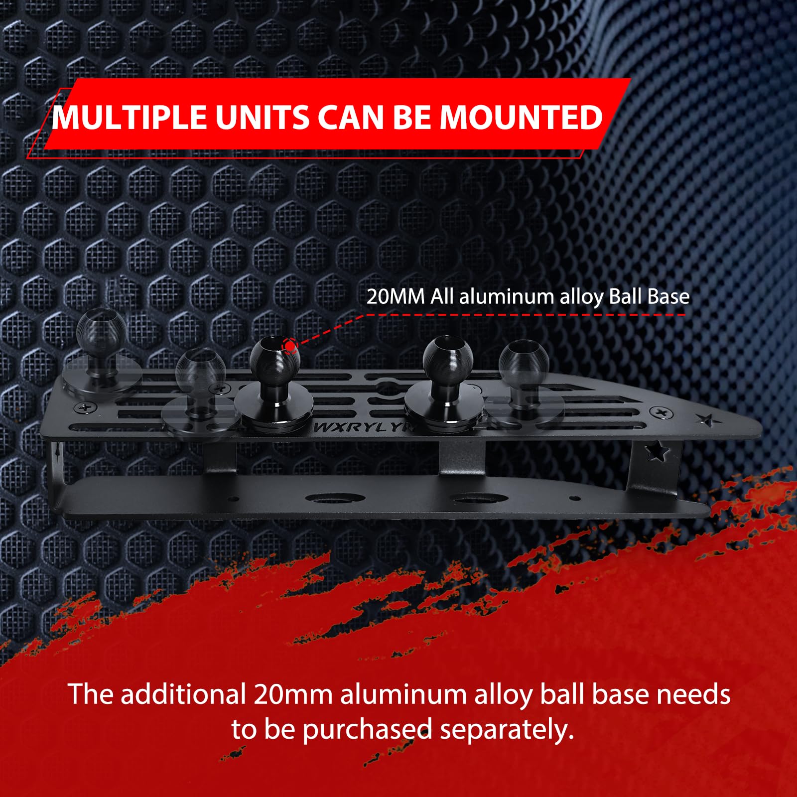 WXRYLYN 2024 Silverado Sierra Metal Dash Platform Phone Mount Magnetic Phone Holder for 2022 2023 2024 2025 Silverado&Sierra Cel