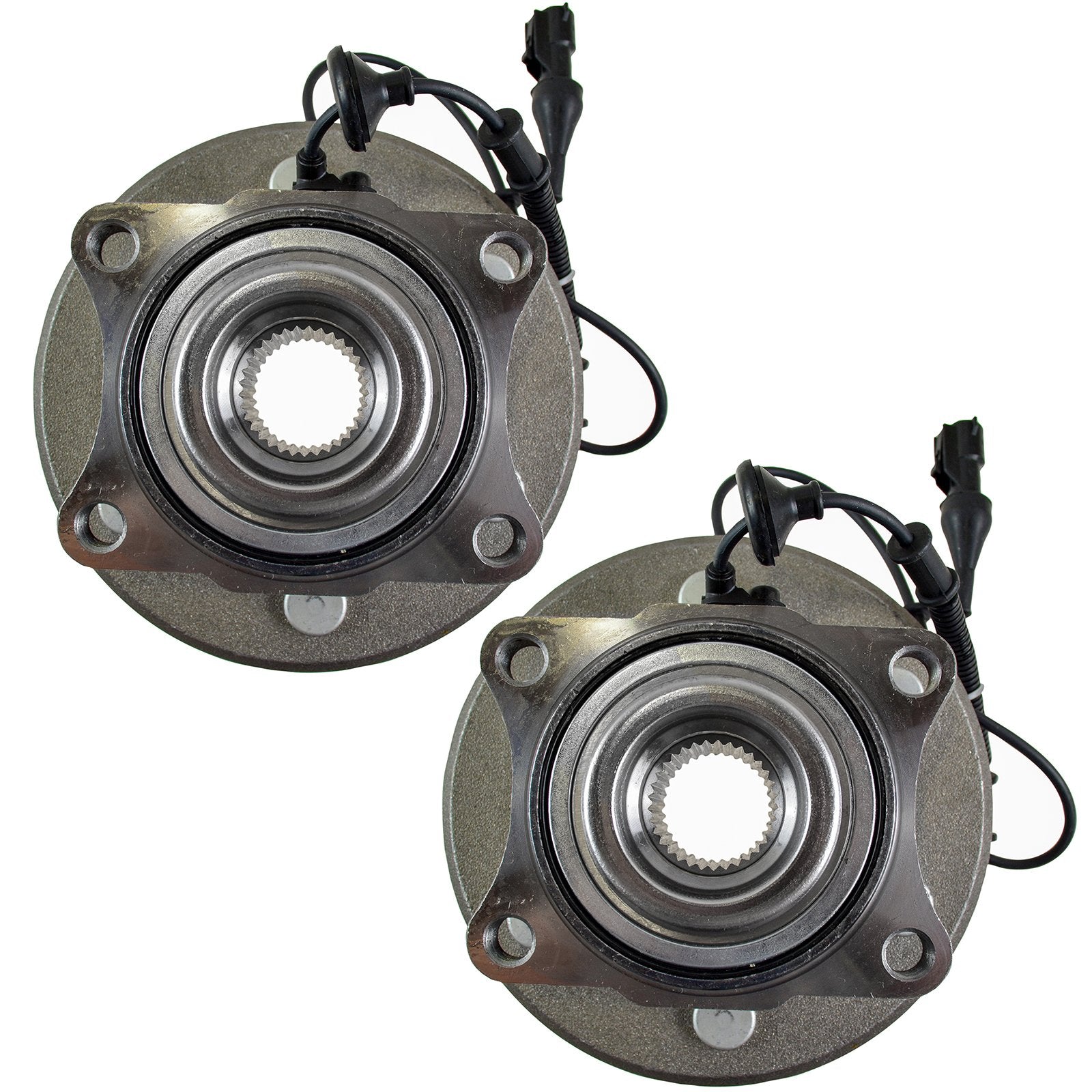 Trq Rear Wheel Hub Bearings Assembly Set Compatible With 2003-2006 Ford Expedition Lincoln Navigator