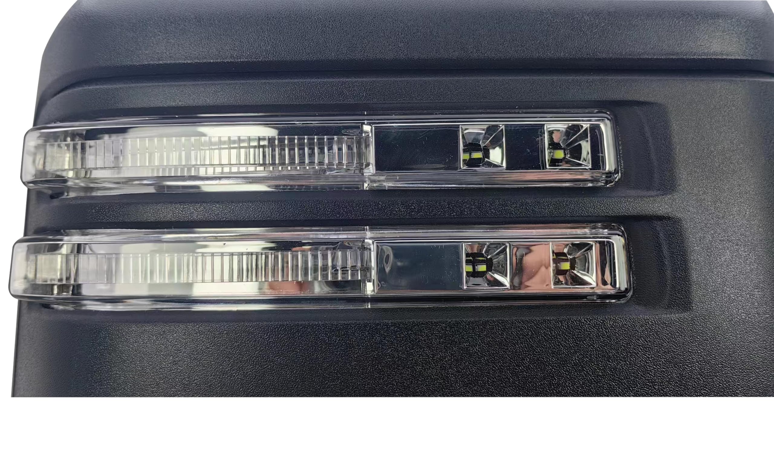 Passenger Right Side Door Towing Mirror Power and Heated with Signal Light and BLIS Black Back Cover For Chevrolet Silverado GMC