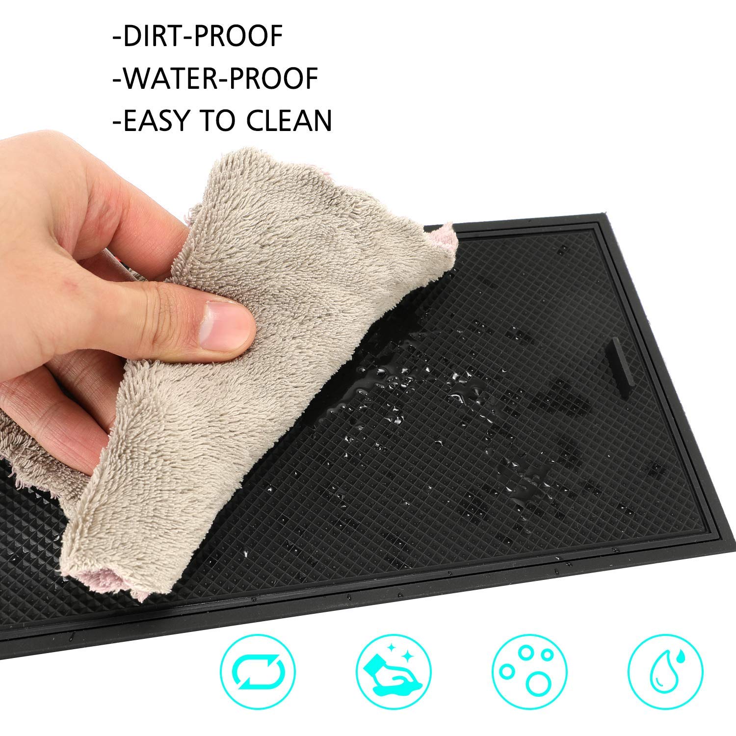 ROCCS Center Console Organizer Secret Compartment Cover Tray for GMC Sierra Accessories 2014-2018 1500 2500HD 3500HD Chevy Silverado 2014 2015 2016 2017 2018 2019 Black