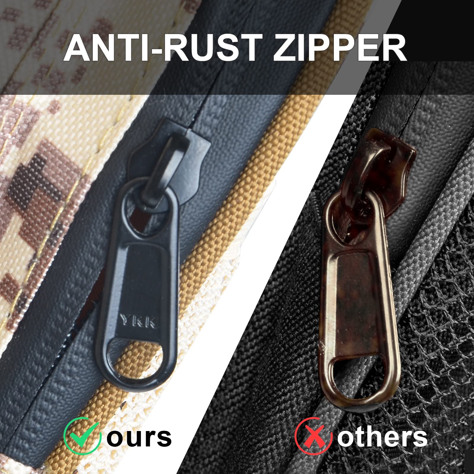 Sresk Rzr Storage Bag,Center Seat Storage Bag,Universal Rzr Accessories Fits For Polaris Razor 570 800 S 900 1000 Xp (Camo)