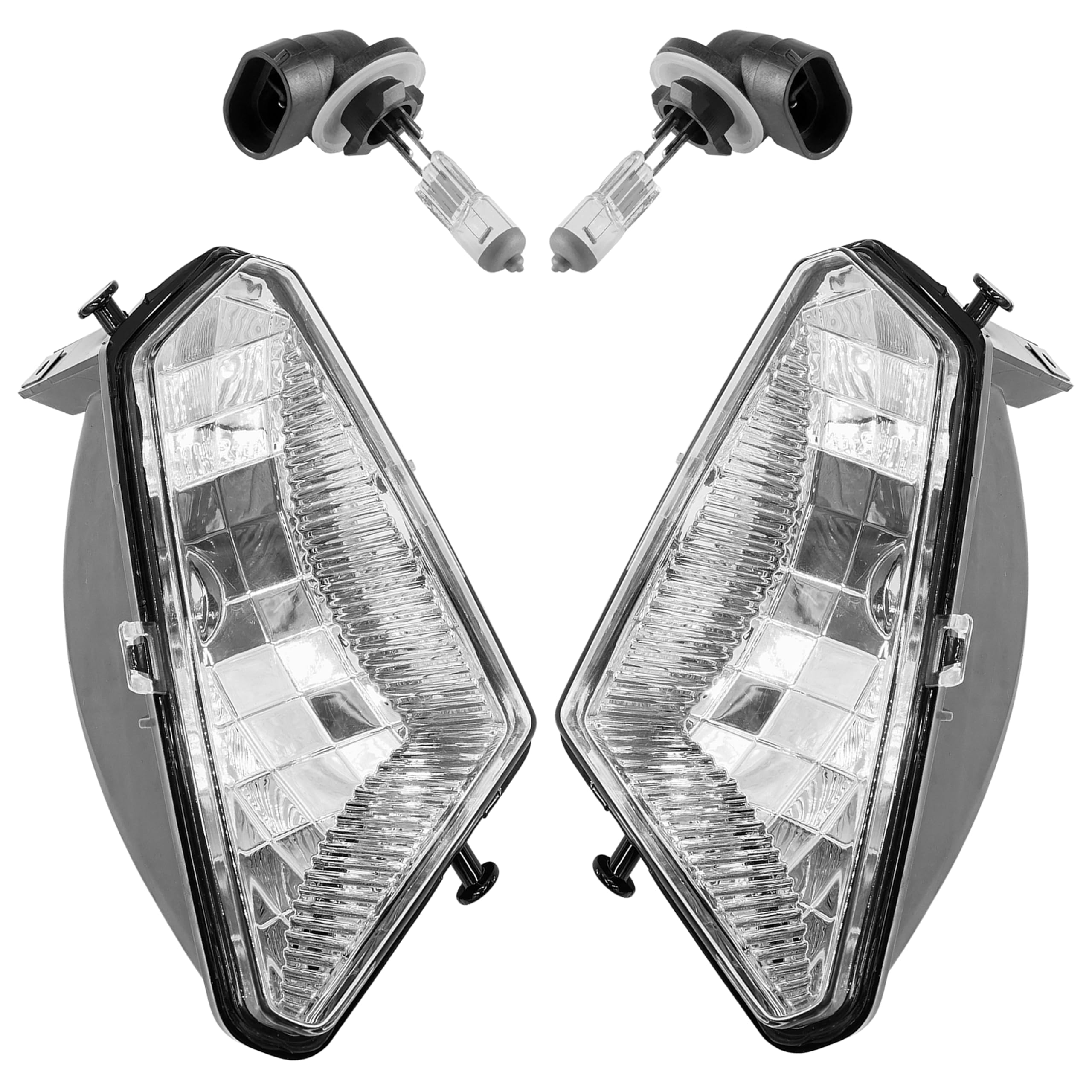 Caltric Left And Right Headlight Bulb Compatible with Polaris Sportsman 700 Efi 2005-2007/X2 700 Efi 2008