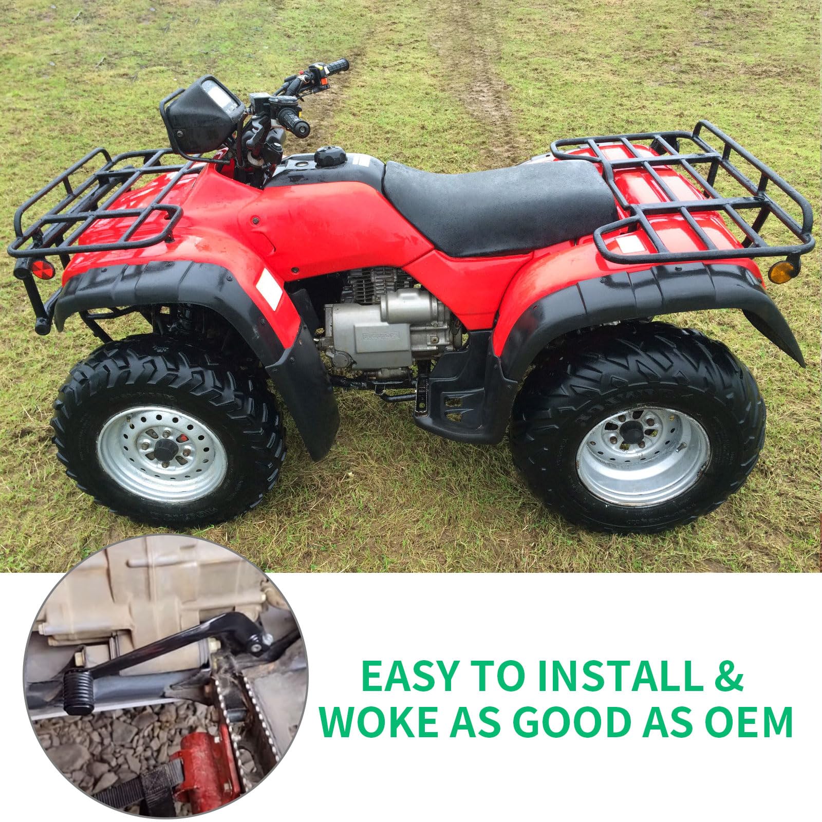 Moto1988 Shifter Shift Lever Pedal Compatible With Honda Recon 250 Trx250 Tm Te Trx250Ex Trx250X 1997-2002