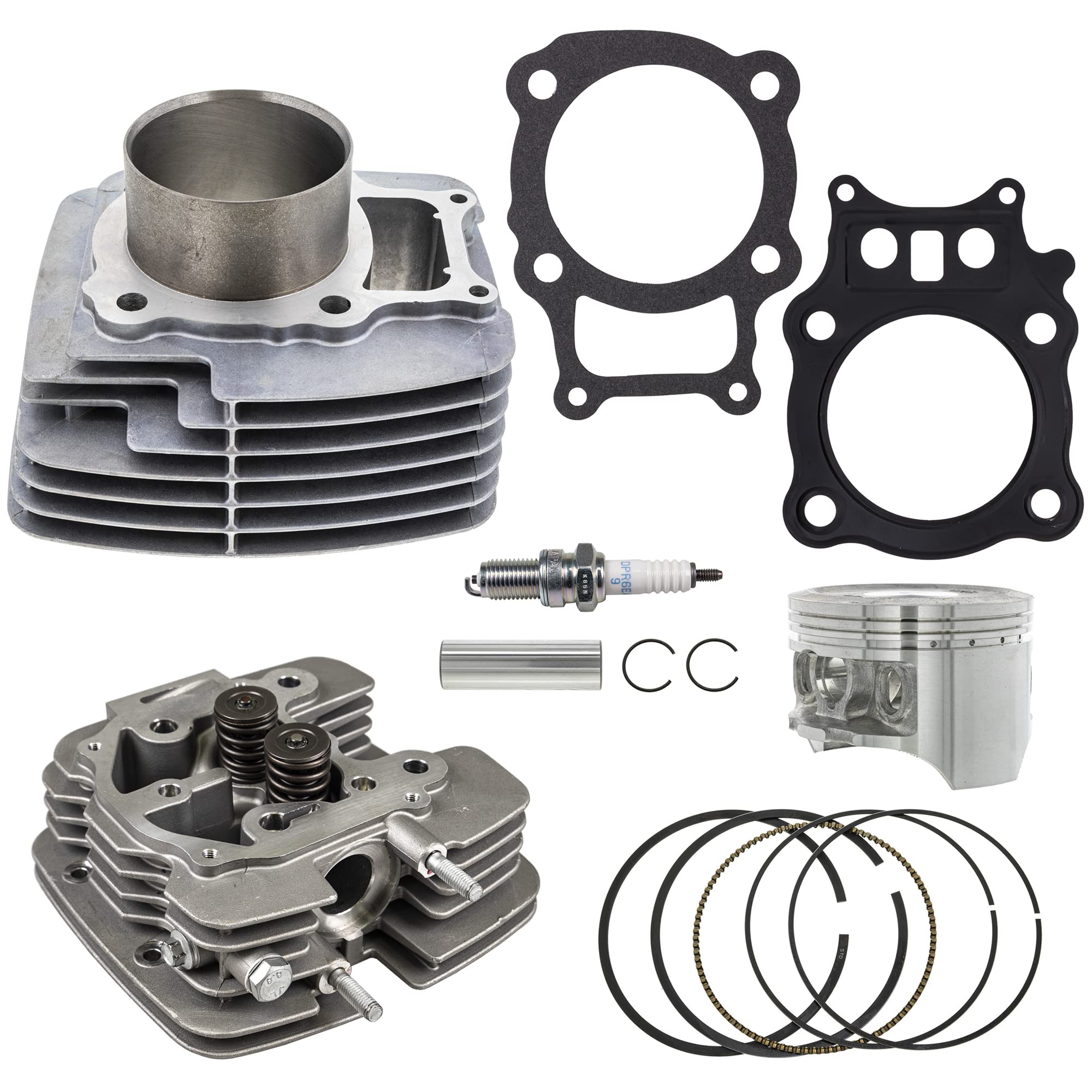 Niche Cylinder Head Piston Gasket Kit For Honda Rancher Trx350 12100-Hn5-670 98069-57916 12100-Hn5-670