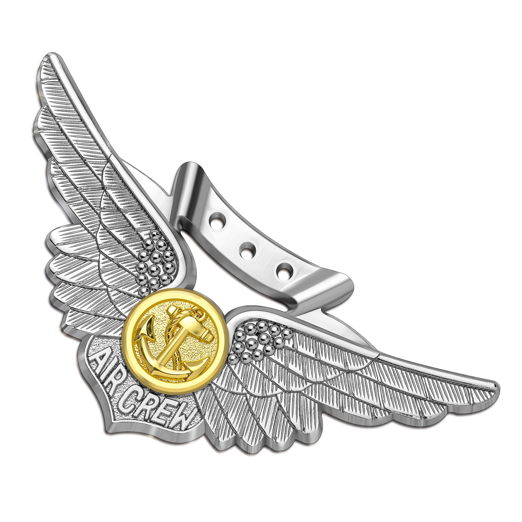 Marine Combat Aircrew Metal Decal Auto Emblem