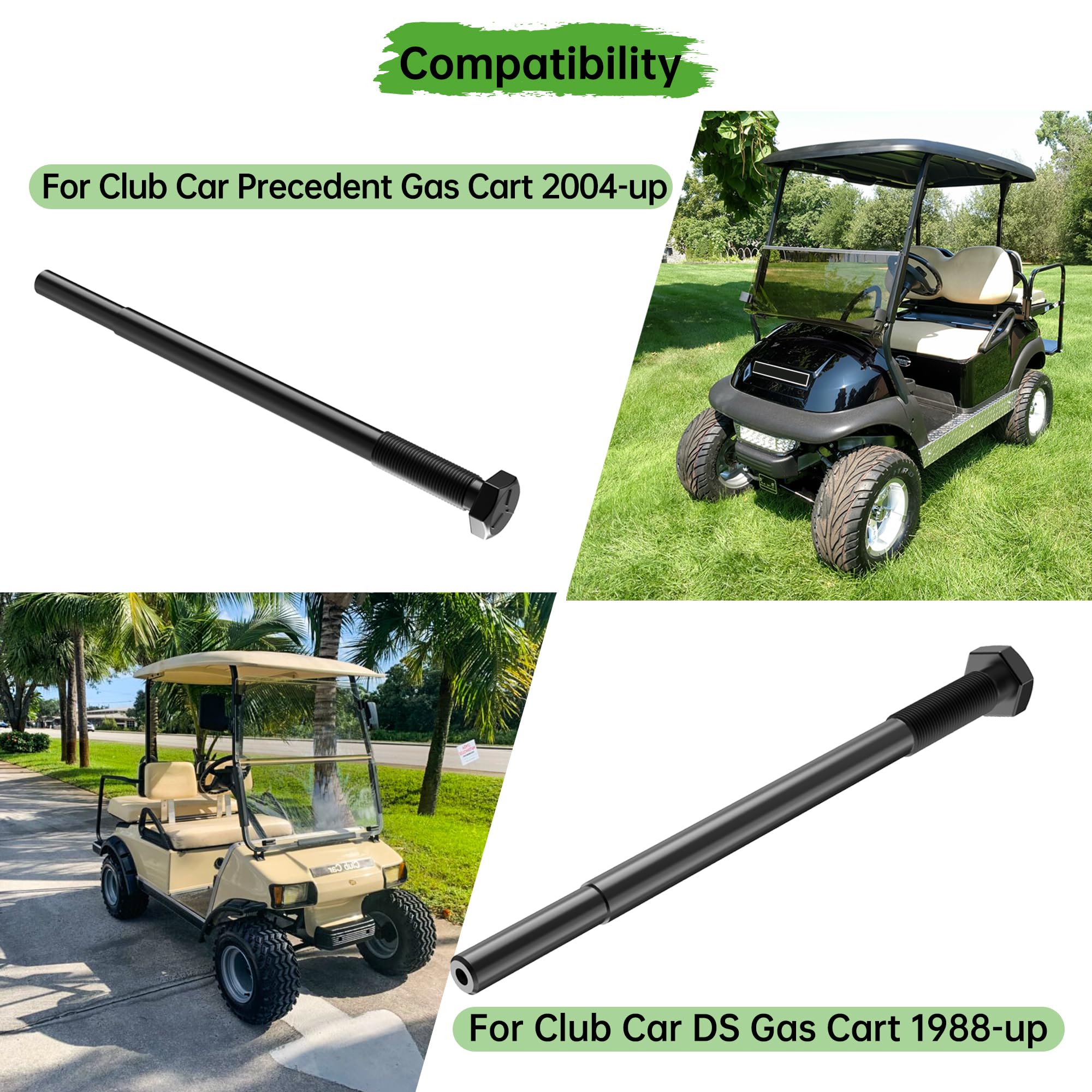 10L0L Golf Cart Drive Clutch Puller Bolt For Club Car Ds And Precedent 1988-Up, Replace Oem 1014496, 5707