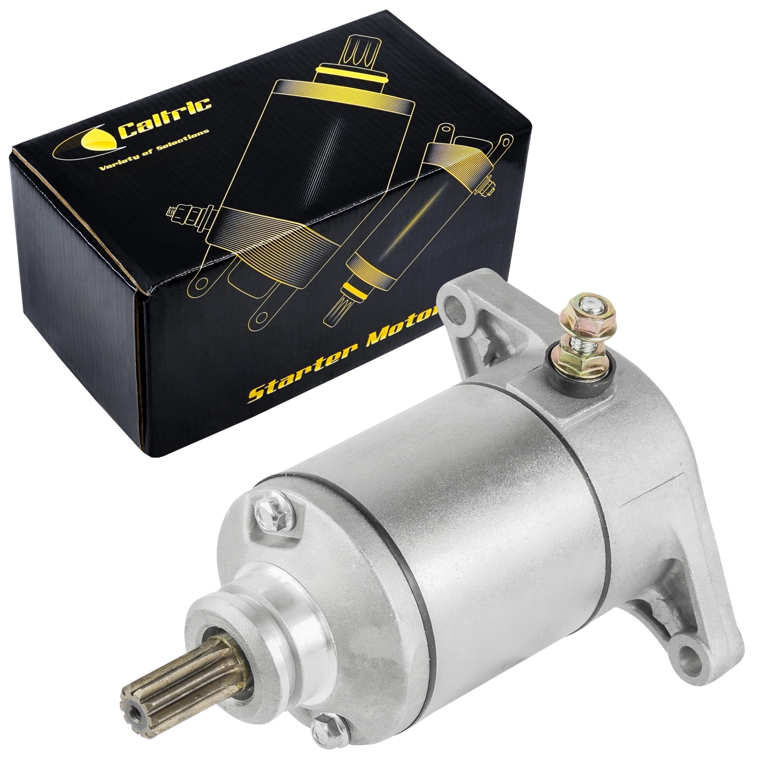 Caltric Starter Compatible With Suzuki 400 Lt-A400 Lt-F400 Eiger 376 2002 2003 2004 2005 2006 2007 2008