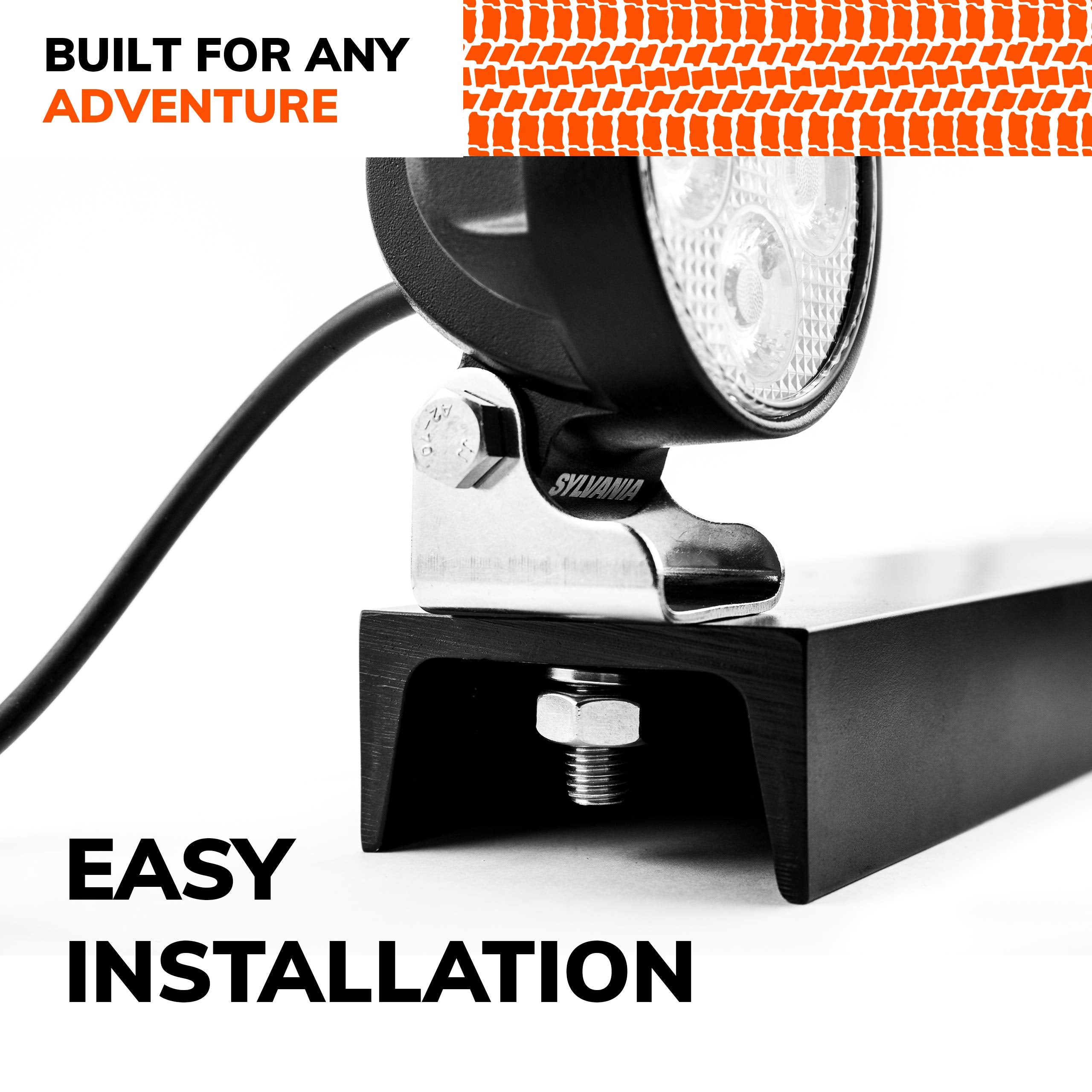 Sylvania - Led 3 Inch Round Led Light Pod - Lifetime Limited Warranty - Spot Light 3200 Raw Lumens, Off Road Driving Work Light,