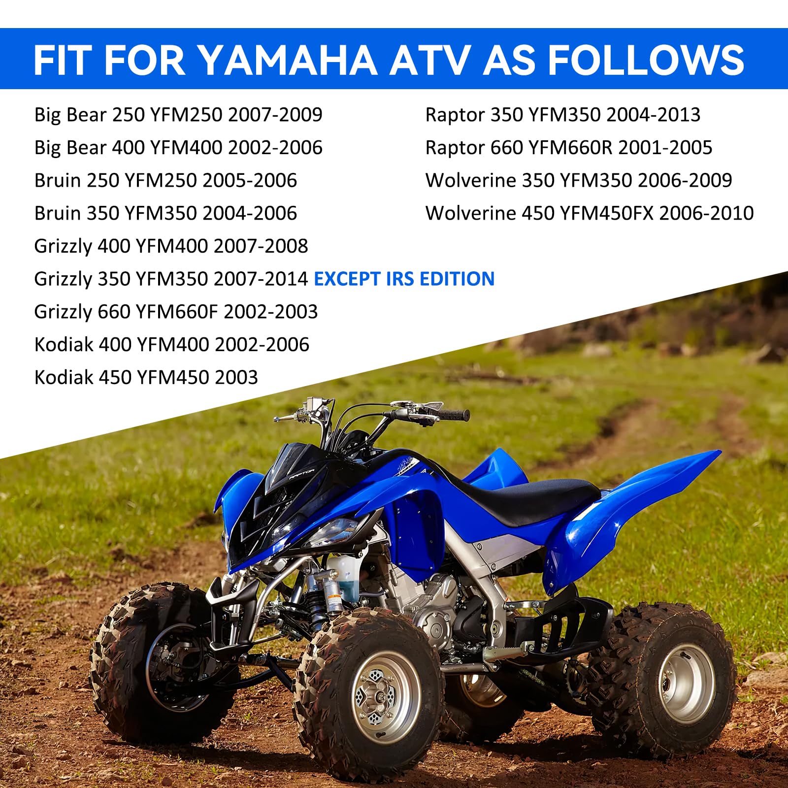 M Mati Start Stop Switch & Starter Solenoid Relay & Plug & Spark For Yamaha Yfm Big Bear 250/400 Grizzly 350/400/660 Kodiak 400/450 Wolverine 350/450 Raptor 350/660 Bruin 250/350