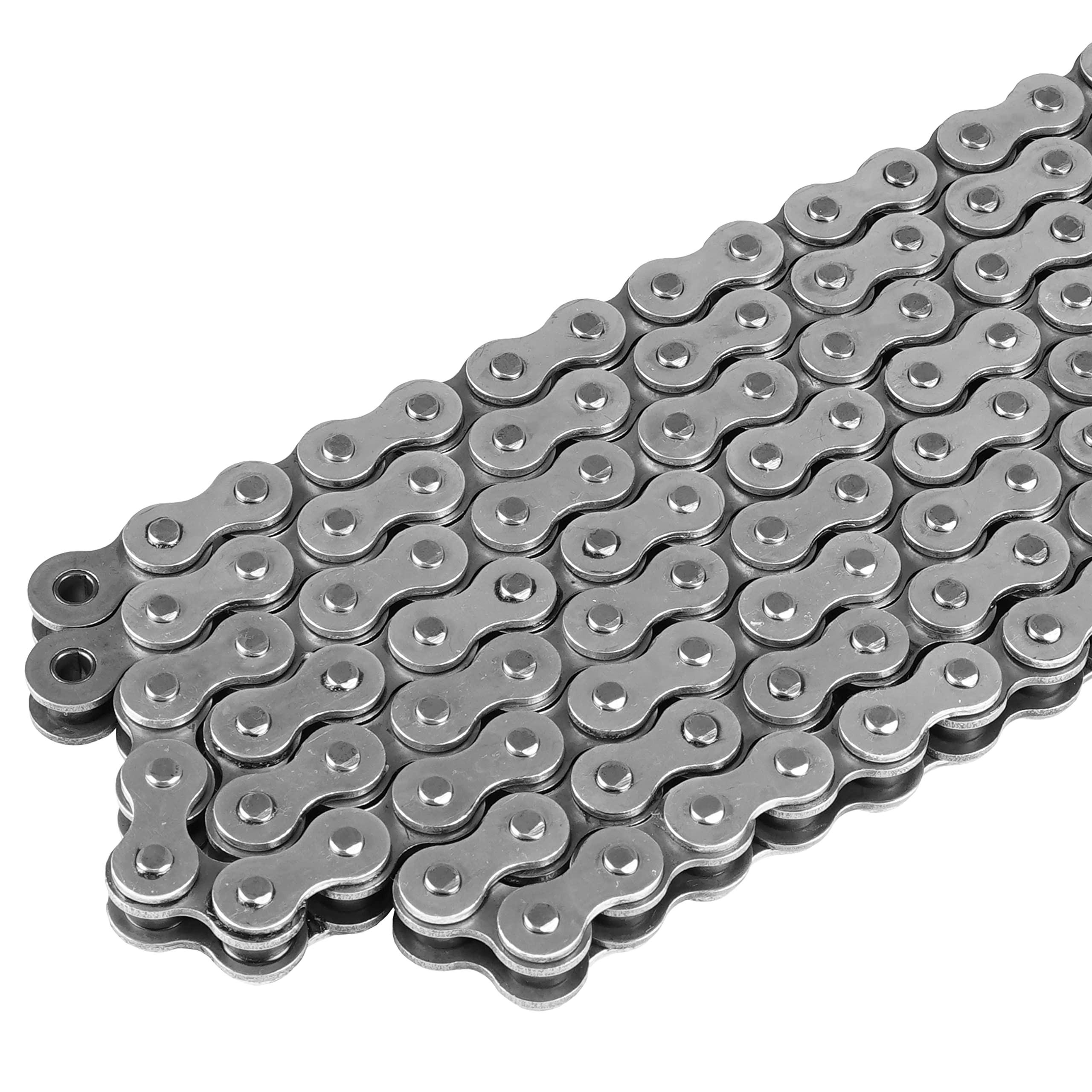 Caltric 520-Pitch 120-Links Non-Oring Drive Chain Compatible With Atv/Utv/Quad/Side X Side/Motorcycle/Dirtbike/With Rivet And Clip On Master Links