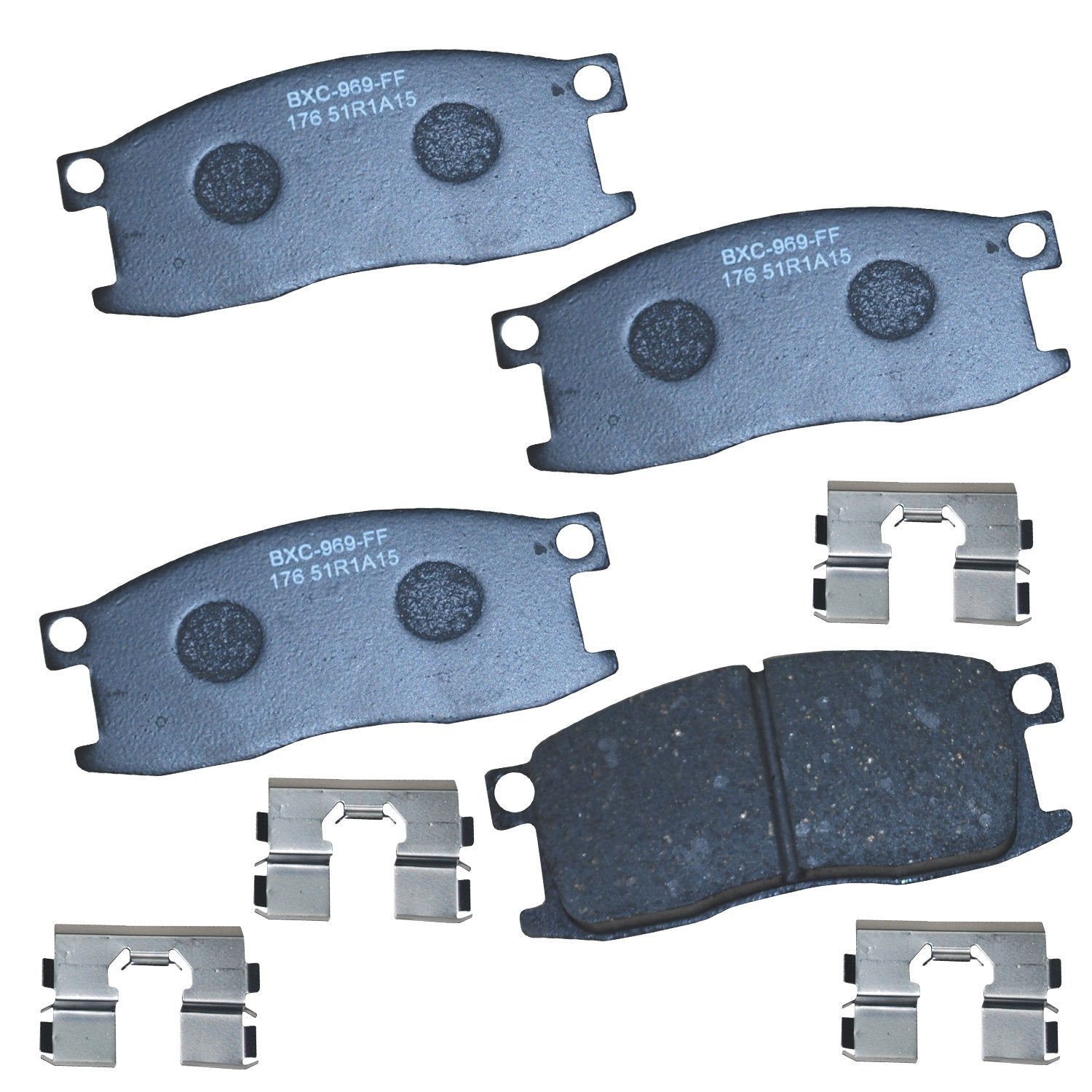 Bendix Premium Sbc176 Ceramic Front Brake Pads For Honda Civic 1981, Prelude 1981-1979