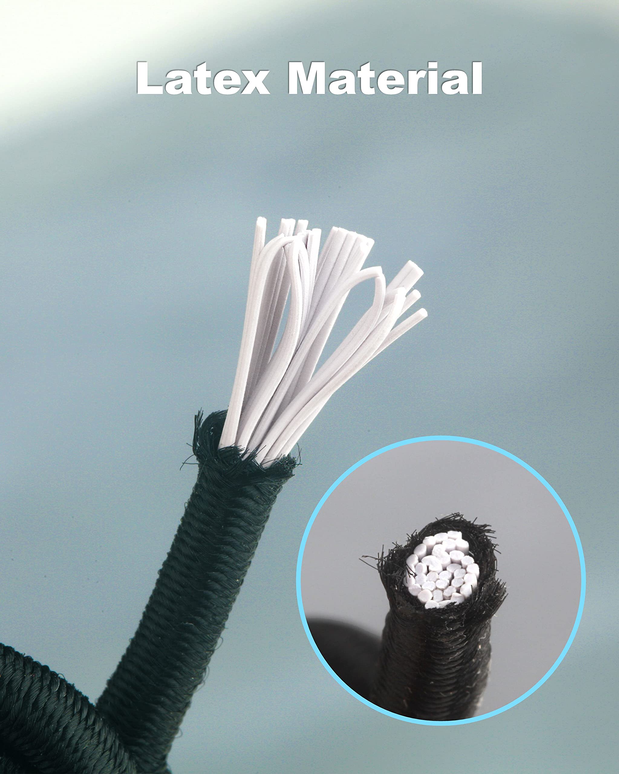 2 Pack Black Cargo Nets, Heavy Duty Latex 17''X17'' Bungee Net Stretches To 34''X34'', Gear Helmet Luggage Net With Tight 2.3''X