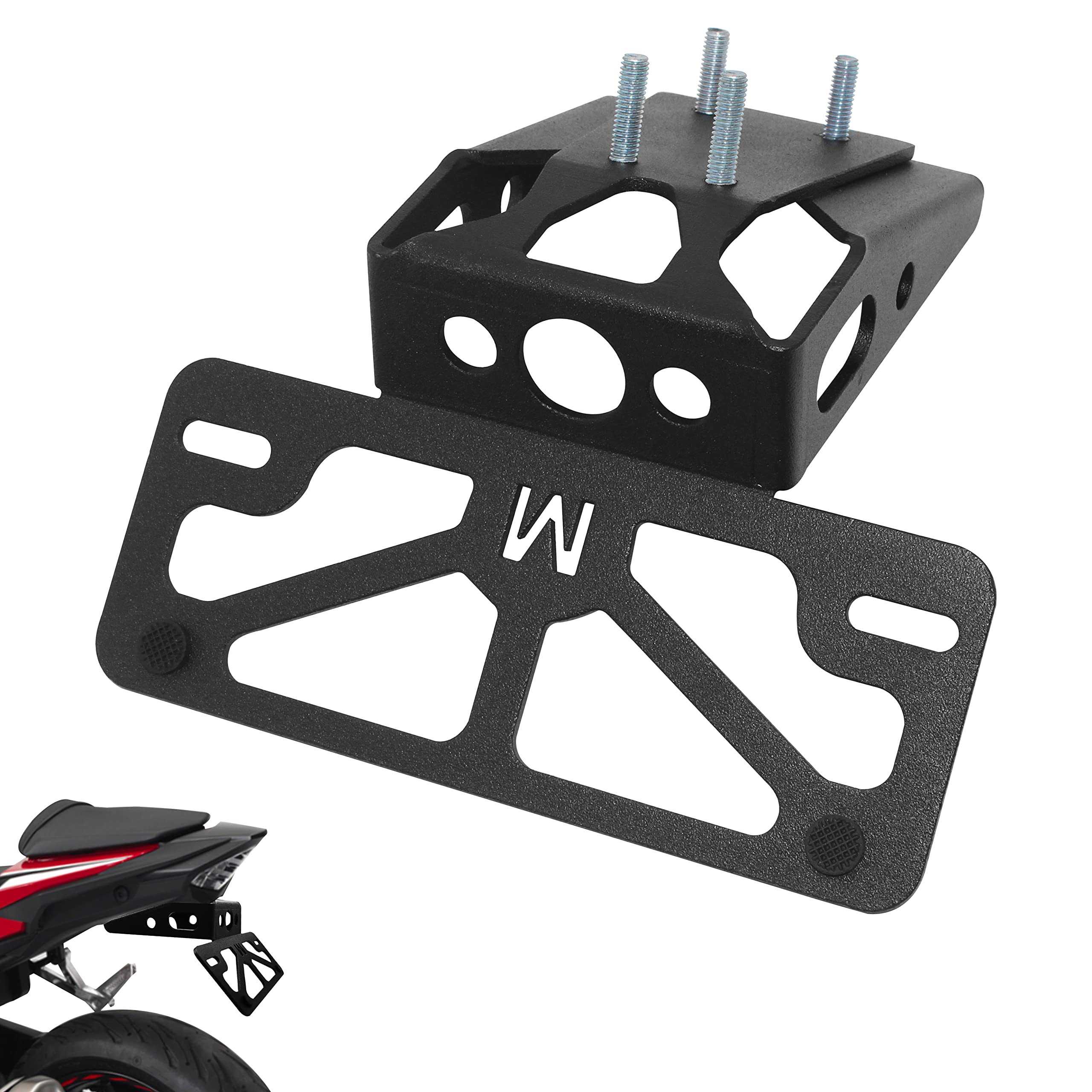 Motorcycle License Plate Bracket Fender Eliminator Kit Vm-H510 Compatible With Honda Cbr500R / Cb500F (2016+)