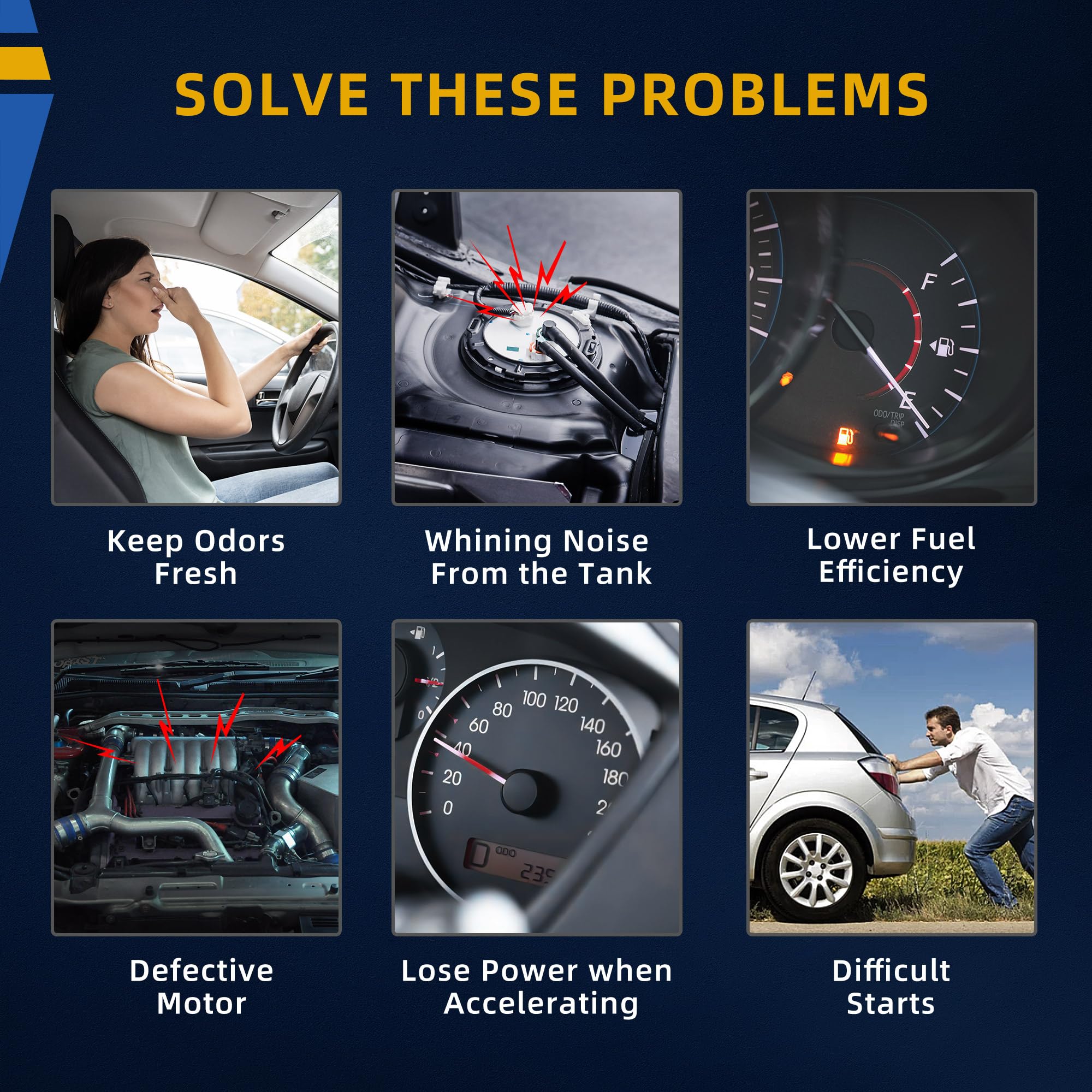 Dwvo Fuel Pump Compatible With 2004-2007 Dodge Durango/2007 Chrysler Aspen 3.7L 4.7L 5.7L