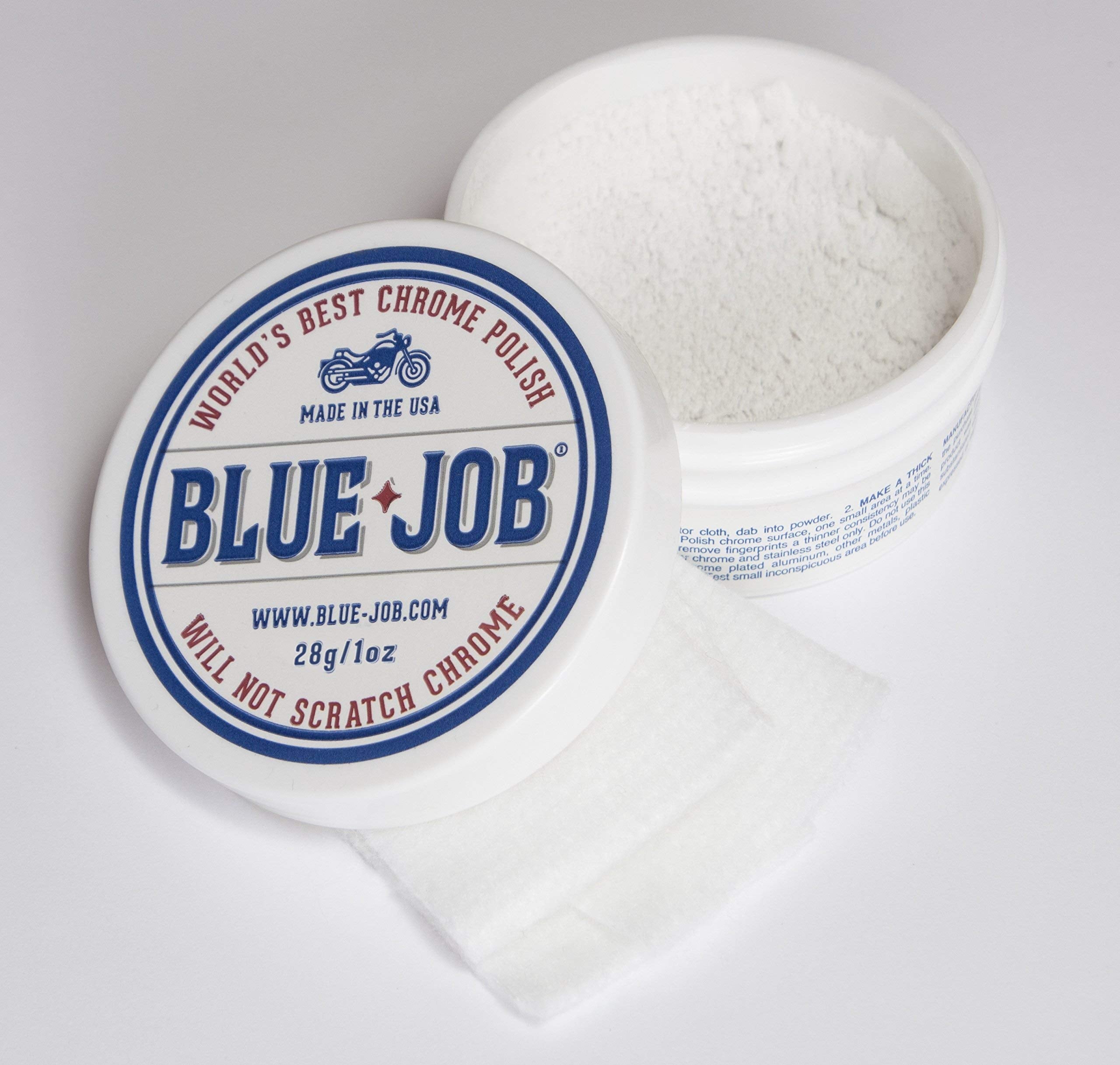 Blue-Job       Chrome Polish - Perfect For Your Motorcycle! One Polish For All Your Needs