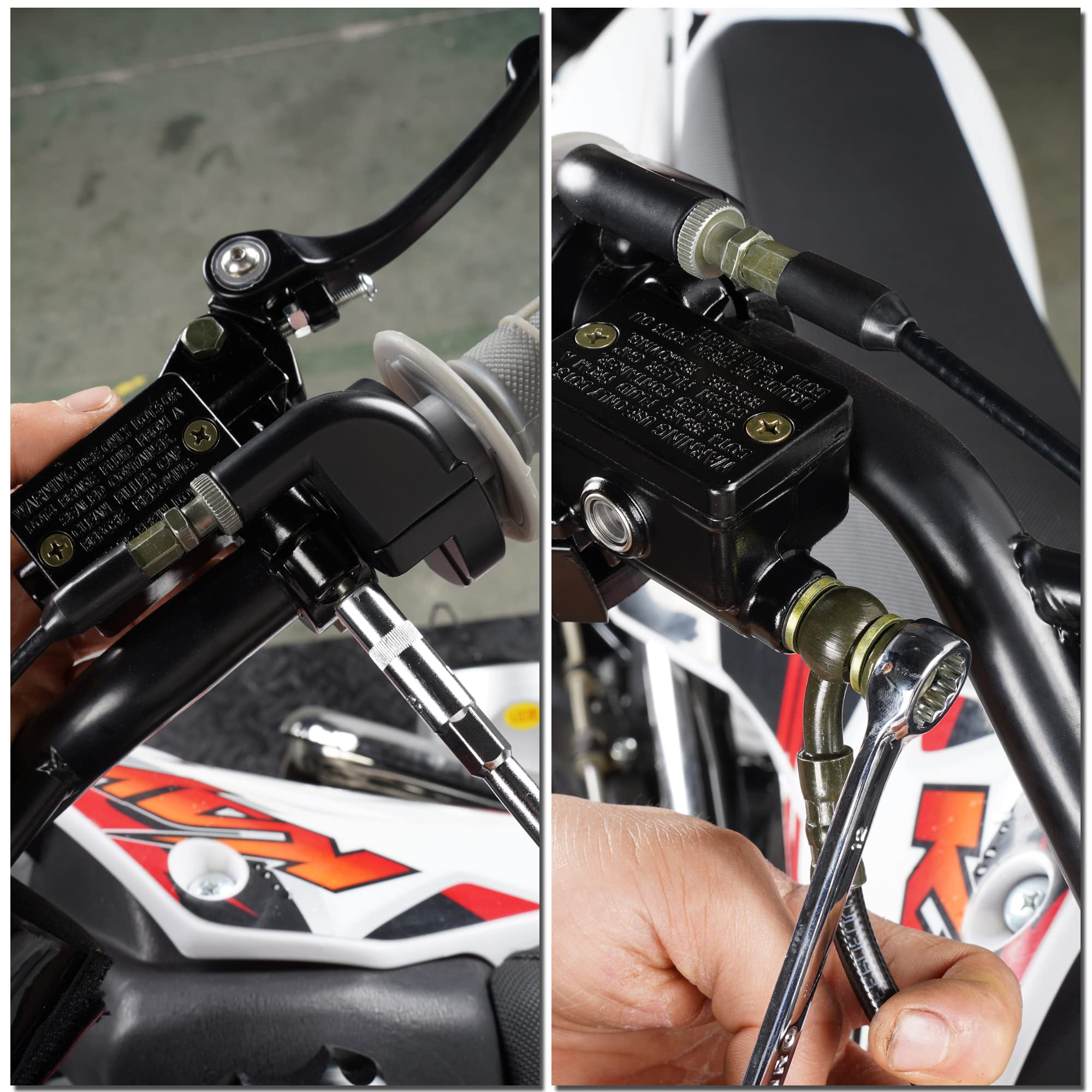 Weiyingsi Xr50 Crf50 Folding Clutch Lever Perch And Brake Master Cylinder Kit 7/8'' Handle Bar Motorcycle Dirtbike Pit Bike Univ