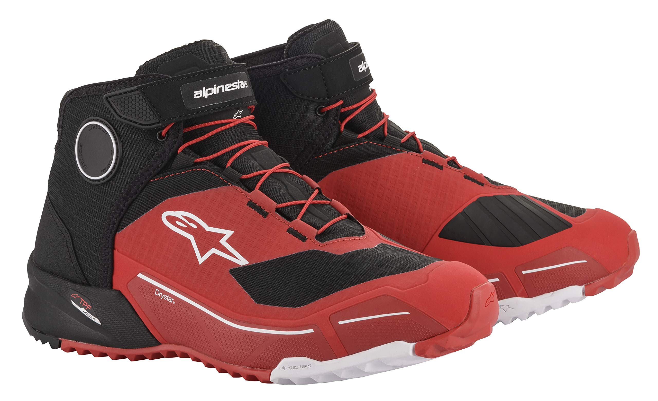 Alpinestars CR-X Drystar Riding Shoes (10.5) (RED/BLACK)