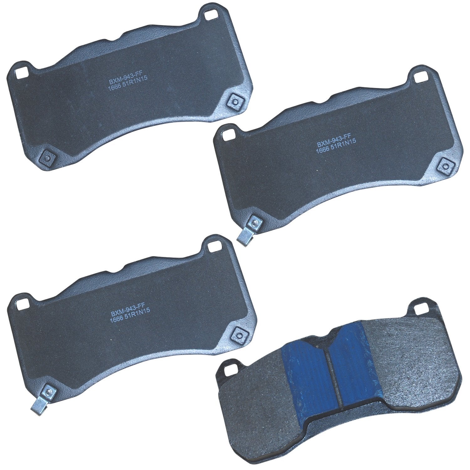Bendix Premium Sbm1666 Semi-Metallic Front Brake Pads For Ford Mustang 2014-2013