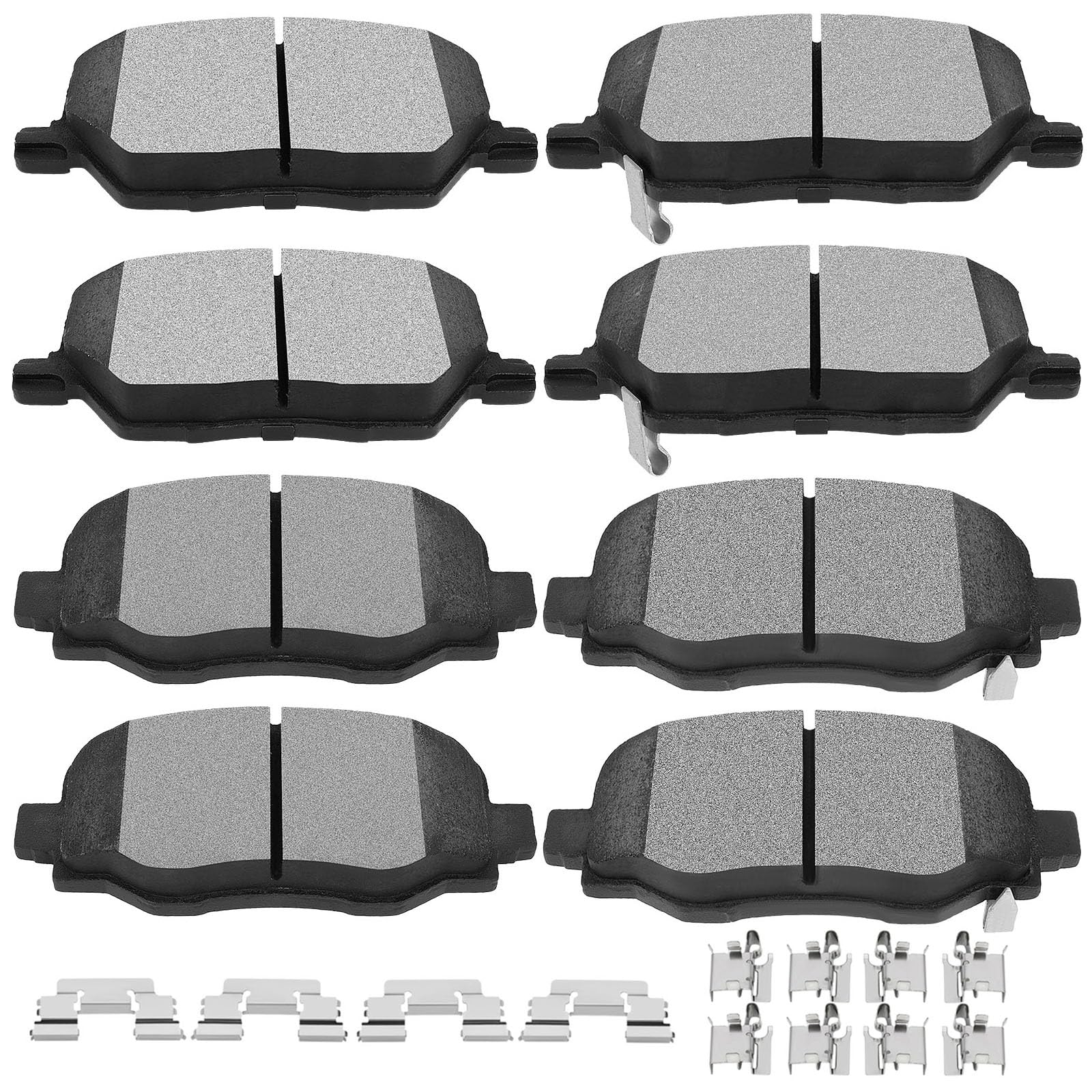 Scitoo D1811 D1809 Front Rear Ceramic Brake Pads Sets Fit For Fiat 500X 2016-2018,For Jeep Compass 2016-2020,For Jeep Renegade 2