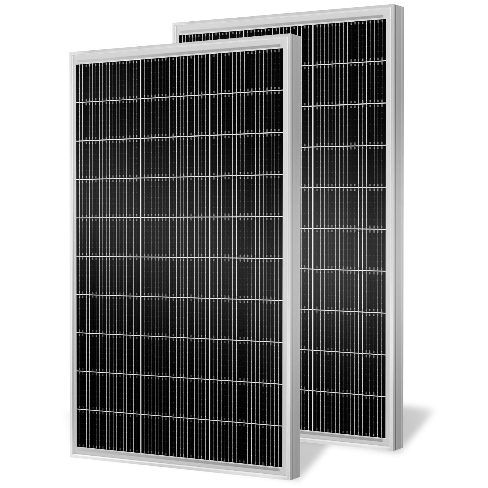 WERCHTAY 300W Solar Panel, High-Efficiency Monocrystalline PV Module for Off-Grid Use, White