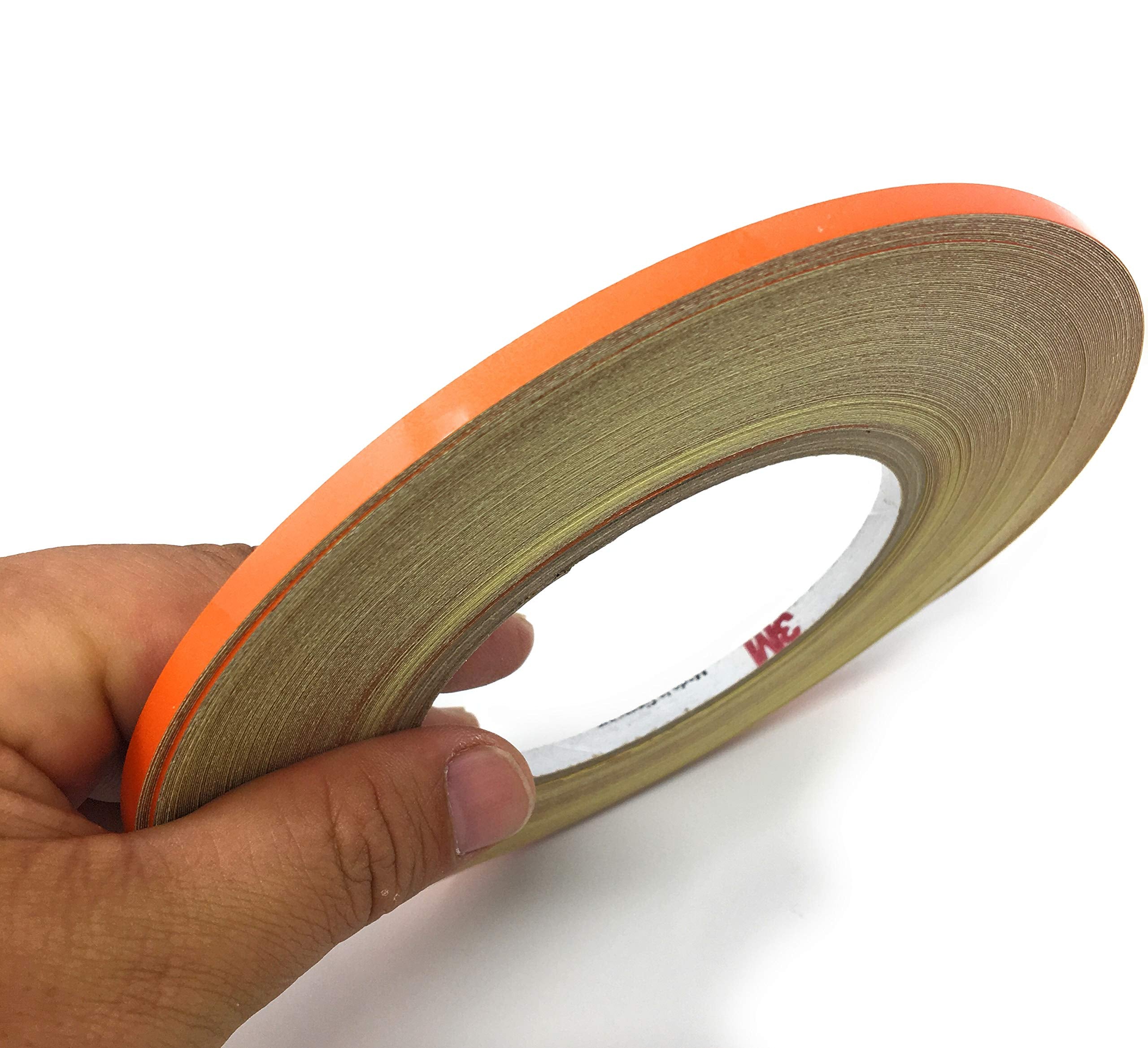 JNK NETWORKS Reflective Strip Tape - 0.2 Inch x 150 ft Adhesive Exterior Body Rim Decal Roll Reflector Waterproof Resistant DIY 