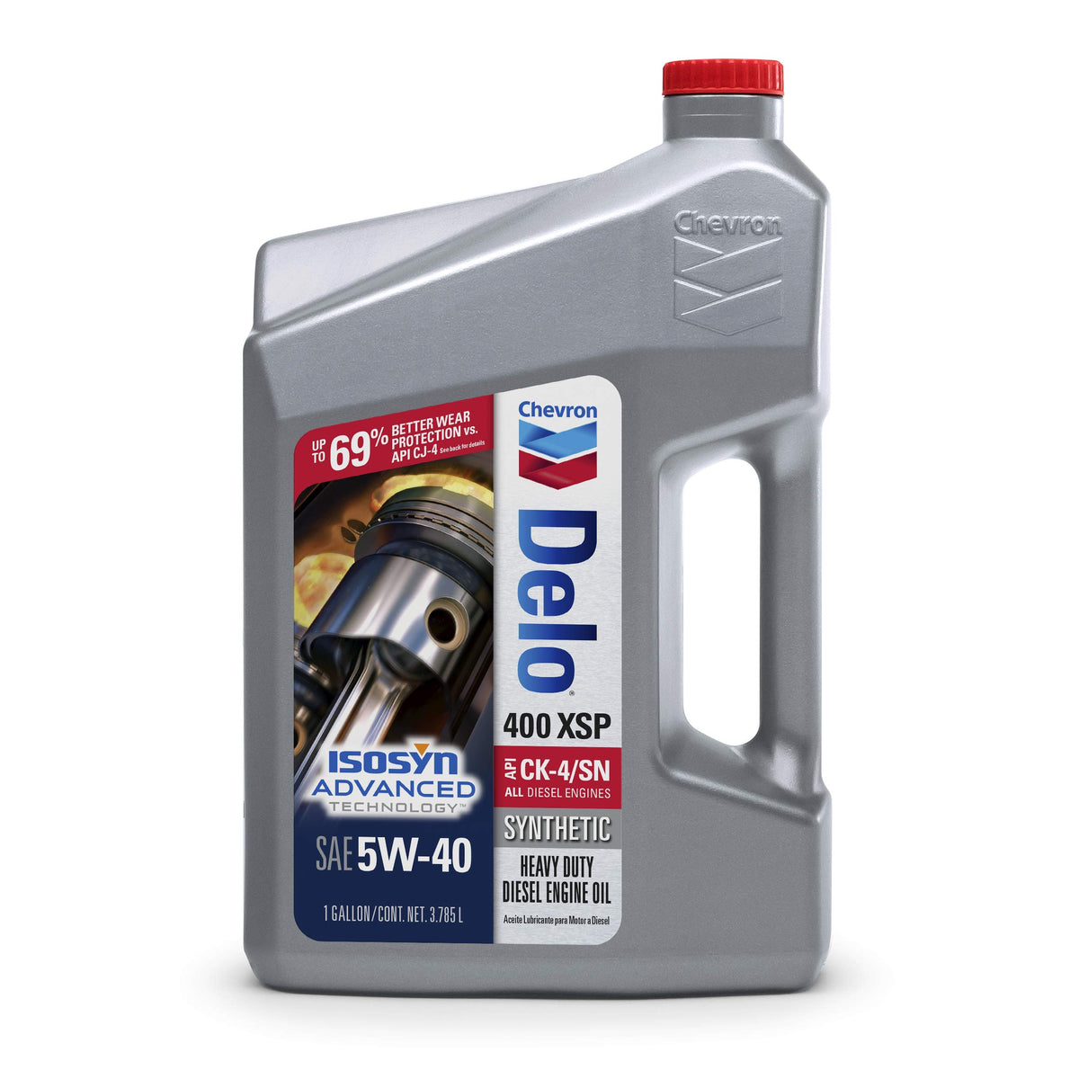 Delo 400 Xsp Sae Heavy Duty Synthetic Diesel Engine Oil 5W-40, 1 Gallon, Pack Of 1