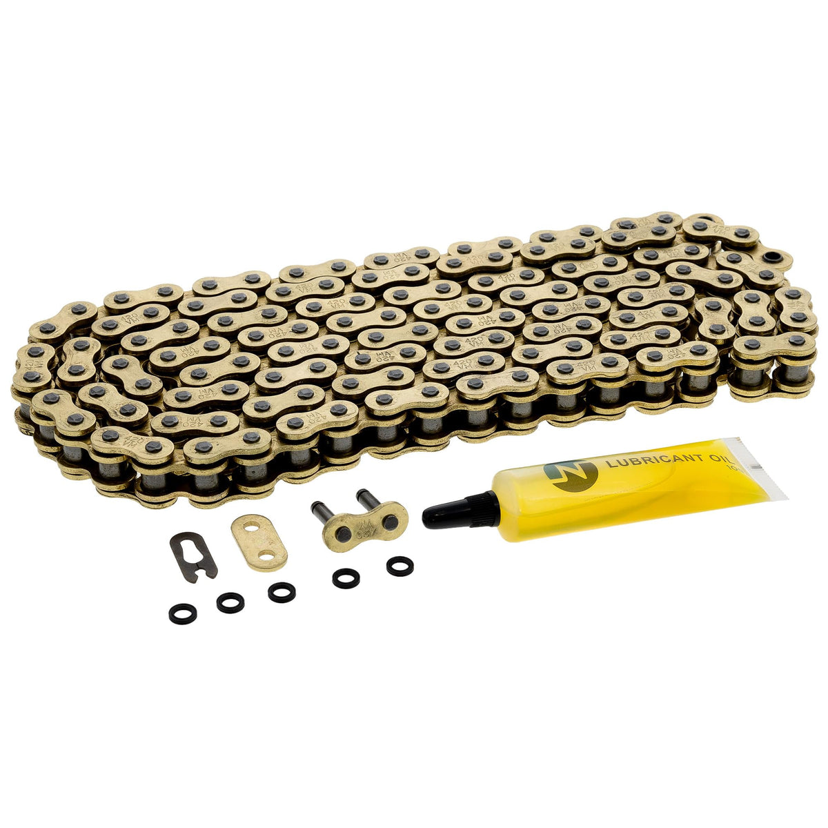 Niche Gold 420 X-Ring Chain 132 Links With Connecting Master Link WBCARB07VTQRP9V