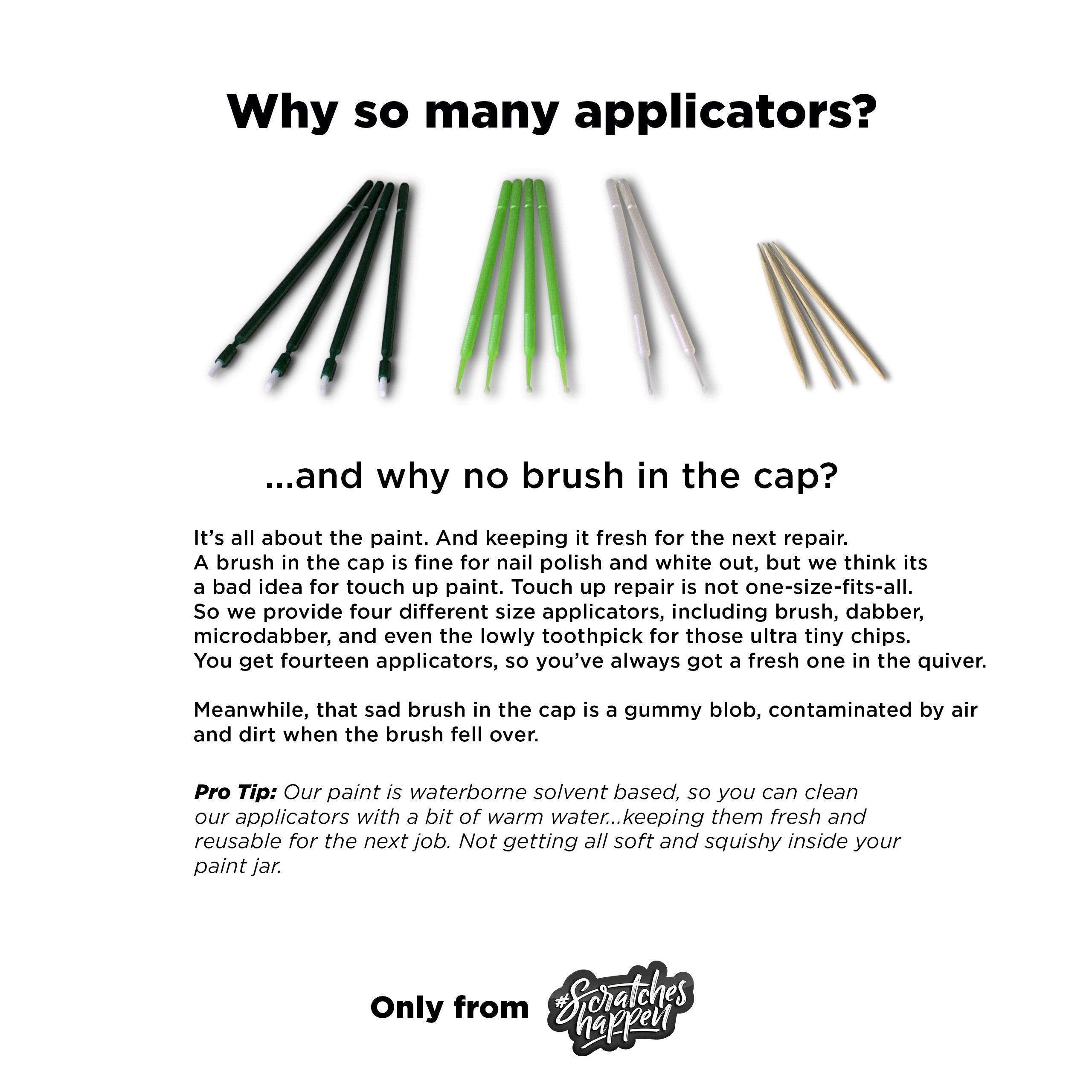 Scratcheshappen Exact-Match Touch Up Paint Kit Compatible With Audi Nardo Gray (Ly7C/T3) - Bottle, Preferred