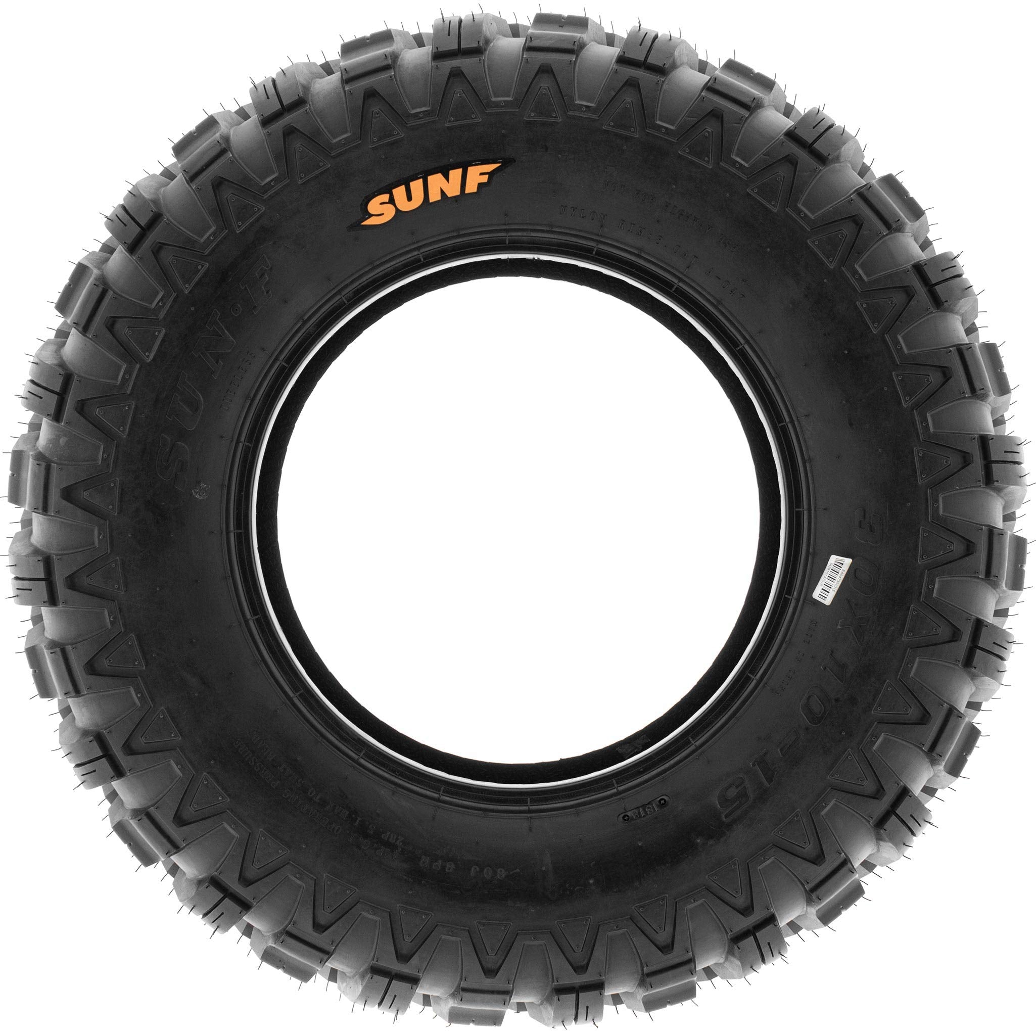 Set of 4 SunF A047 XC MX Hardpack UTV SxS Dual Sport Tires 28x10-14, 6 PR, Tubeless, all terrain off-road