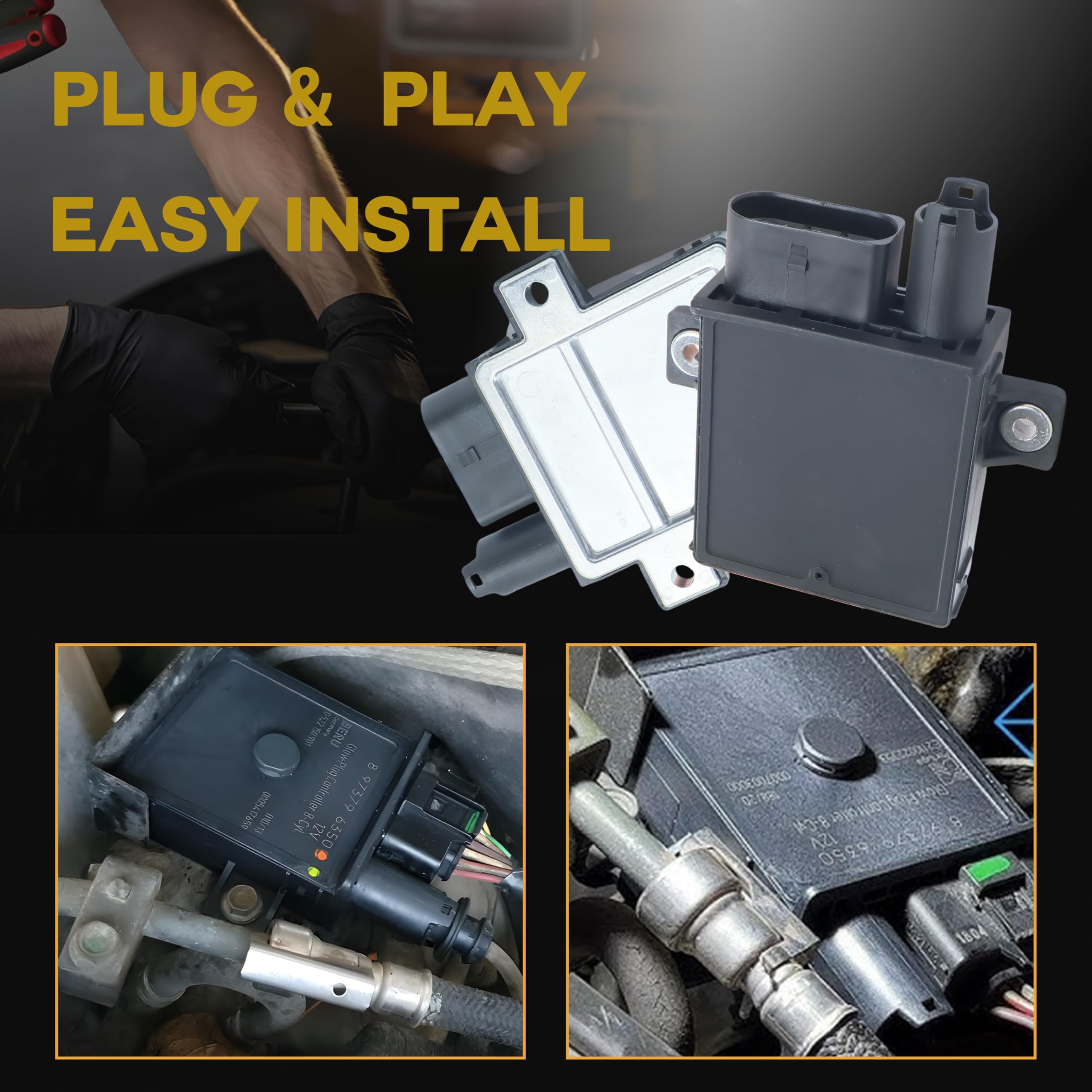 RY-1556 Diesel Glow Plug Controller Fit for Chevrolet Silverado 2500/3500 2001-2005, for GMC Sierra 2500/3500 2001-2005, for Cad
