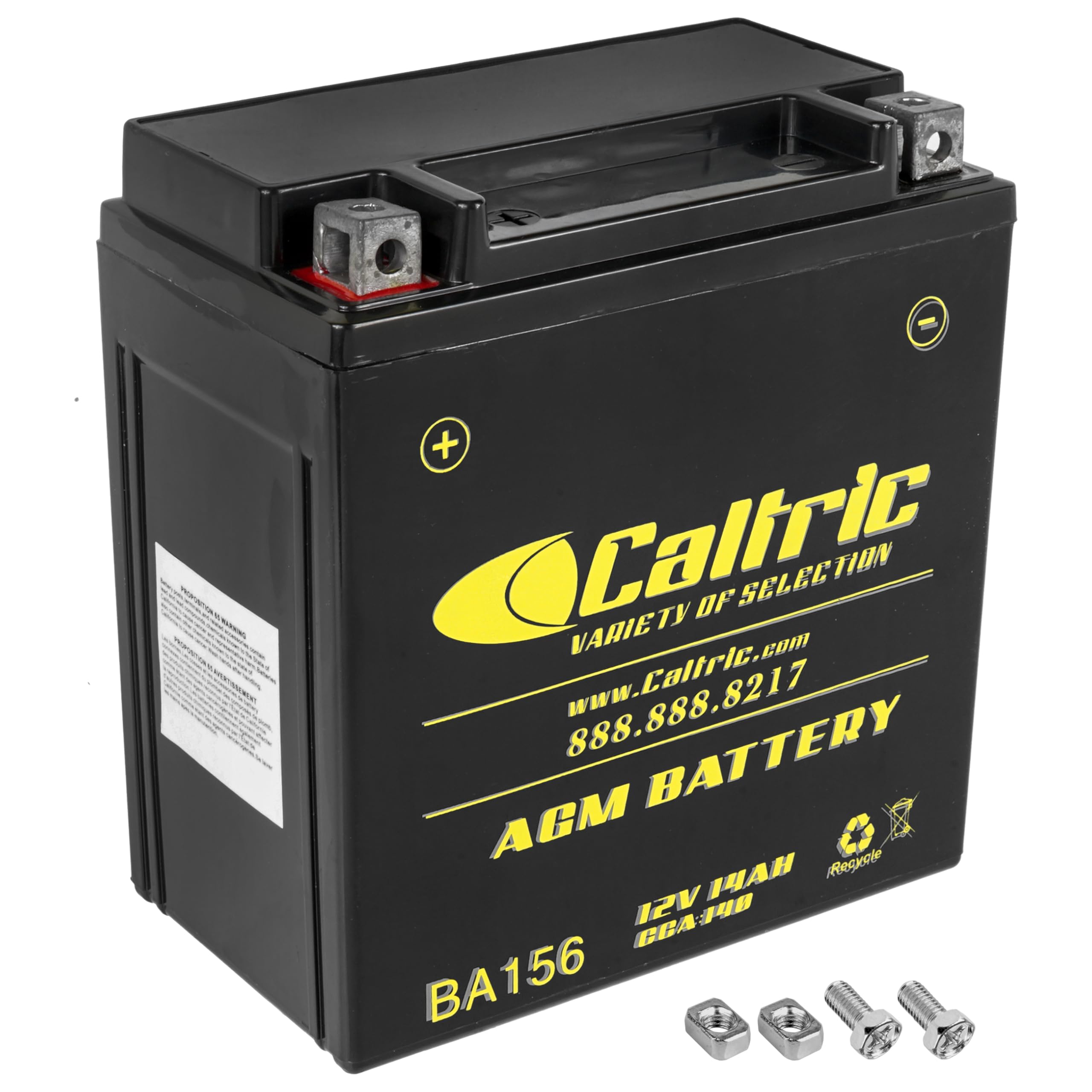 Caltric Agm Battery Compatible with Suzuki Vs1400Glp Vs-1400Glp Intruder 1400 1987-2004