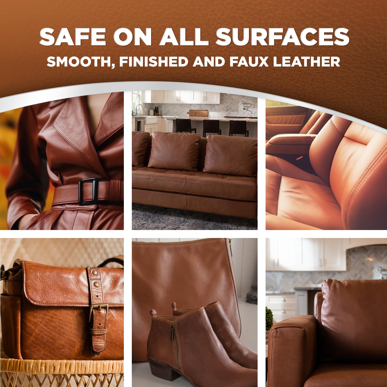 Weiman Leather Cleaner & Conditioner Wipes With UV Protection, Prevent Cracking Or Fading Of Leather Couches, Car Seats, Shoes,