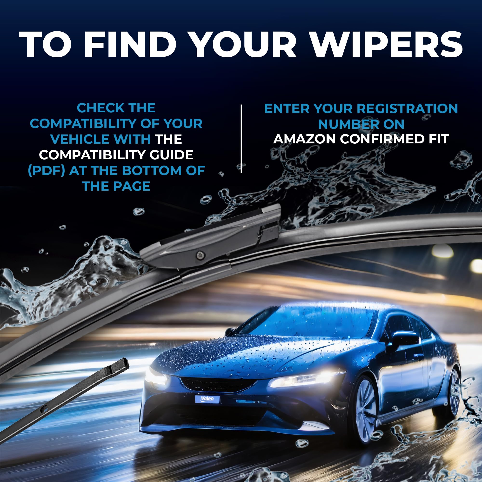 Valeo 574641 (Vm441) Silencio X-Trm Wiper Blade Set - 21''/19'' (Pack Of 2)