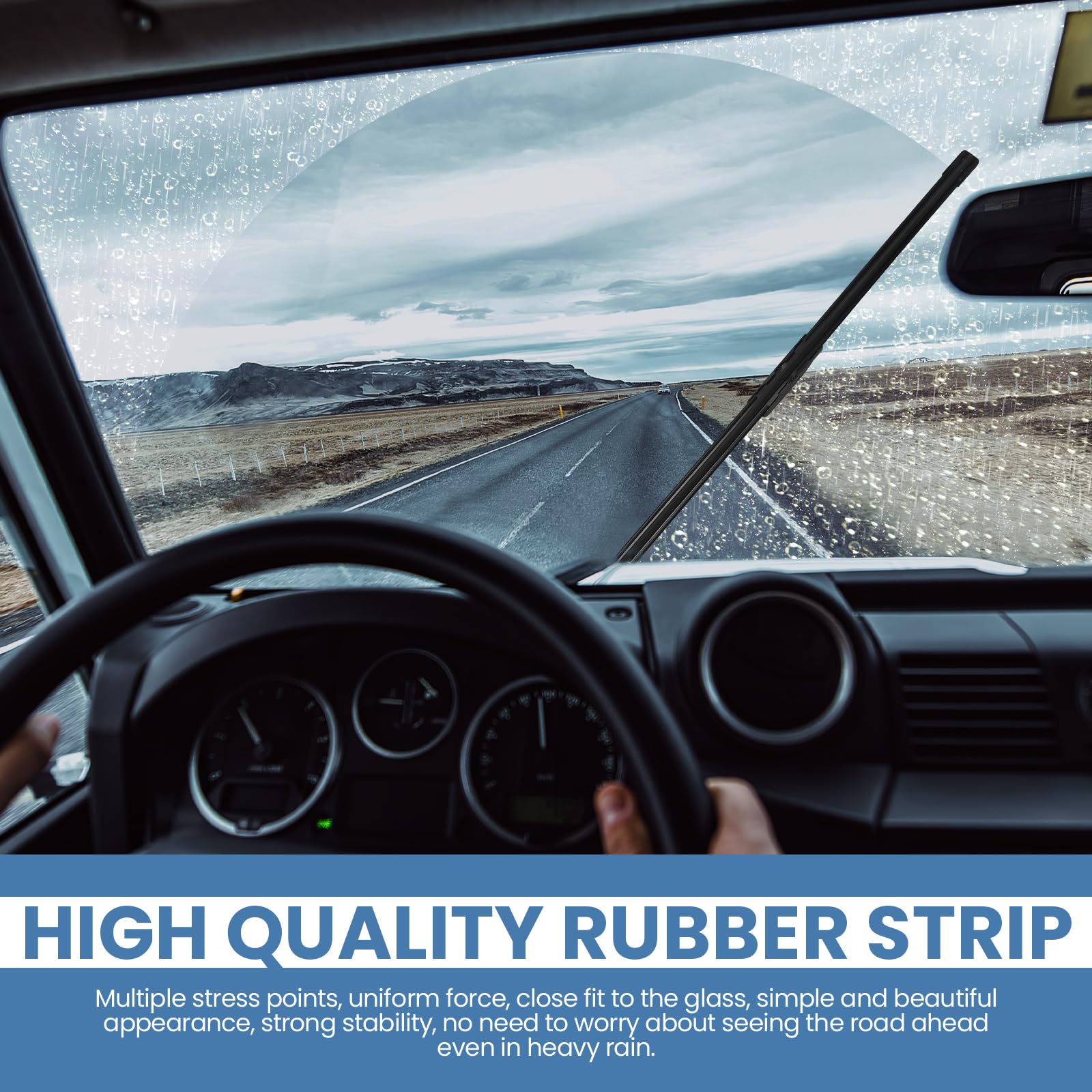 Gspscn Oem Quality 21''+20'' Premium Original Replacement Windshield Wiper Blades,Quiet And Durable Stable High Performance All-