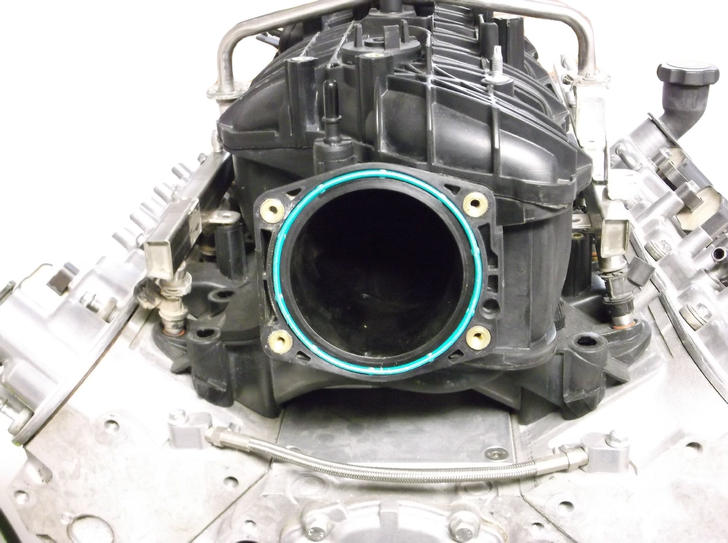 Ict Billet Ls Drive By Cable Throttle Body Adapter / Ls3 4 Bolt Intake To Ls1 3 Bolt Tb Dbc Ls2 Lh6 L92 L76 Ly2 Ly5 Ly6 Lc9 Lfa