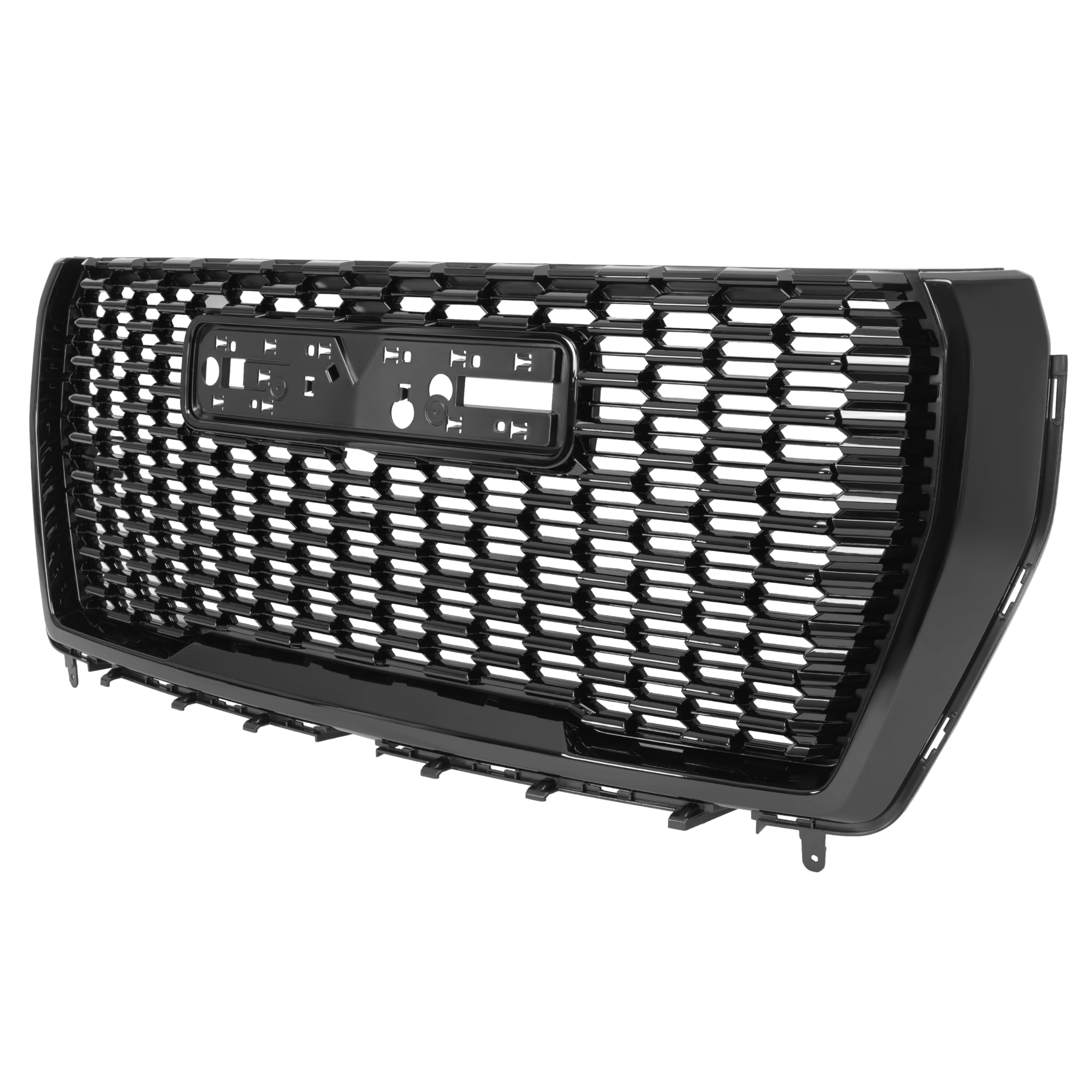 HECASA Front Bumper Grille Compatible with 2021-2024 GMC Yukon/Yukon XL Replacement for 84835783 GM1200856 Honeycomb Mesh Grill