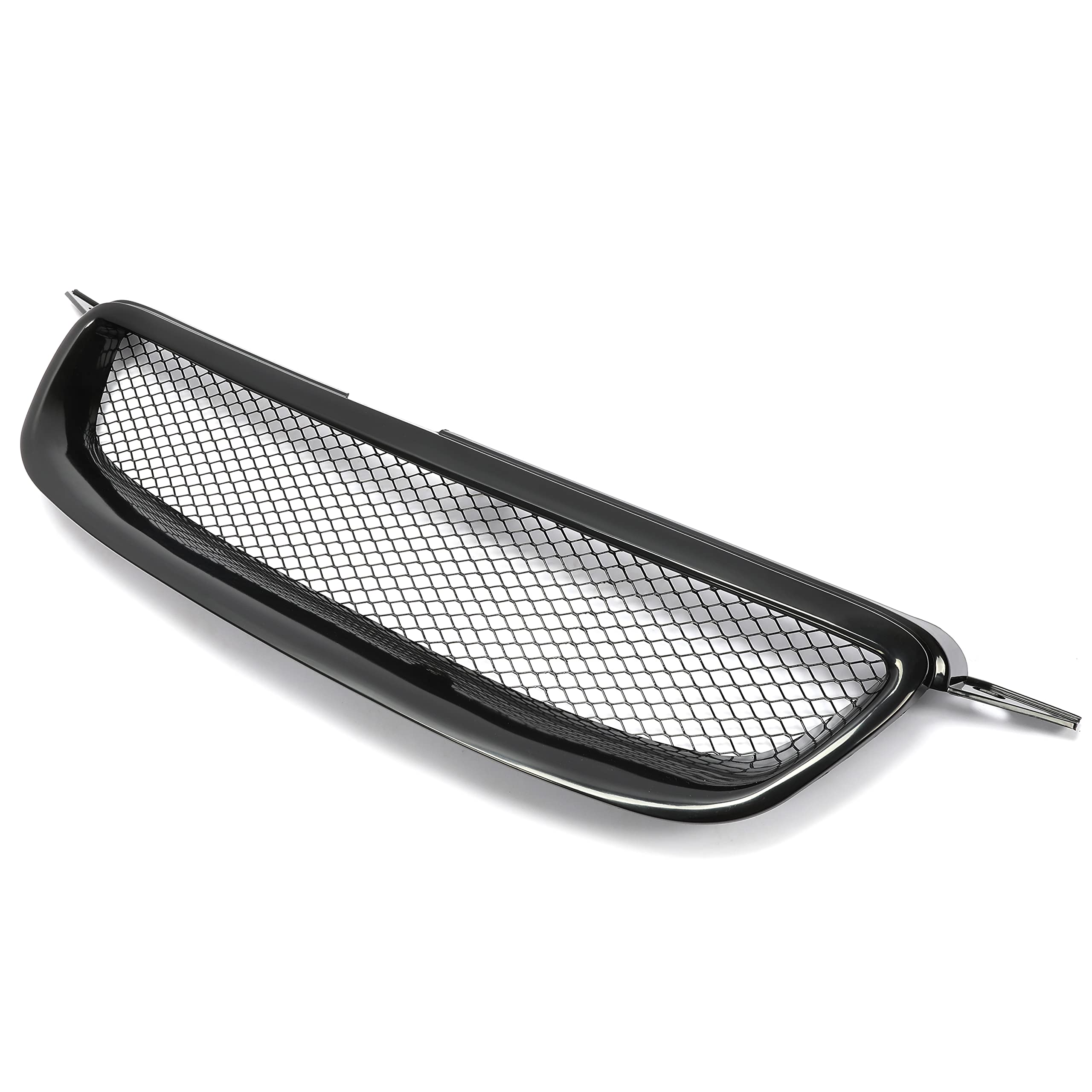 HECASA Front Bumper Grill Compatible with 2003-2007 Toyota Corolla CE LE S XRS 4-Door Hood Mesh Grille Powder Coated Black