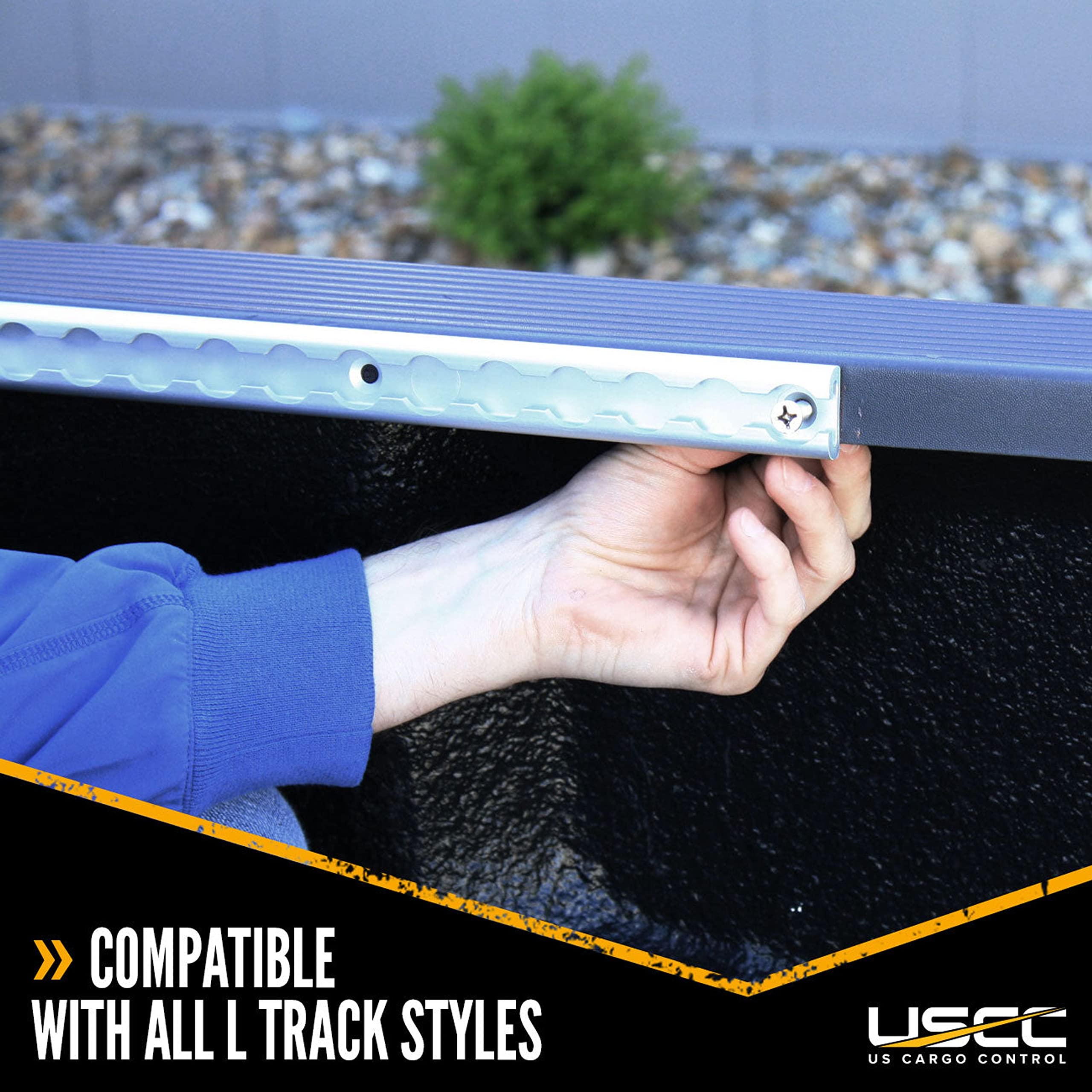 US Cargo Control Airline-Style Track Fastener Pack, Package of 10 Sets of Bolts, Nuts, and Washers, Quickly Install and Secure L Track Tie Down Systems to Your Pickup Truck, Van, Or Trailer