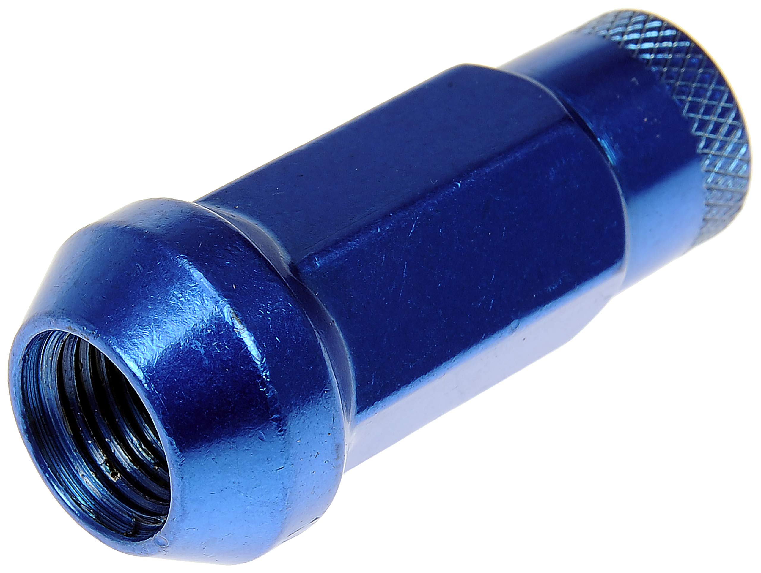 Dorman 713-285D Blue Open End Knurled Wheel Nuts Compatible with Select Models, 20 Pack