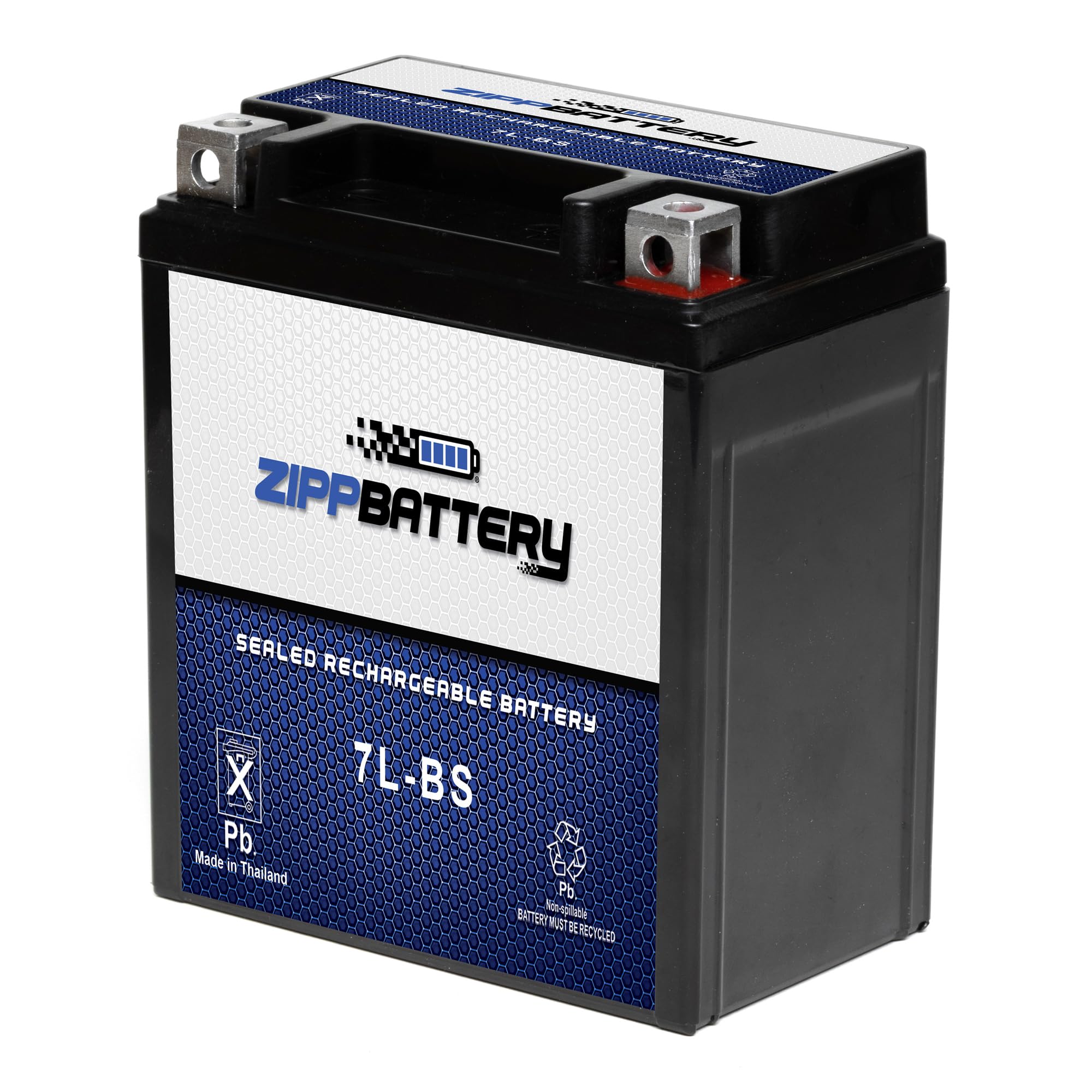 Zippbattery Ytx7L-Bs Maintenance-Free 12V 7Ah Battery Replacement For Atv, Motorcycle, Jet Skis, Scooter, Utv, And More - Nut An