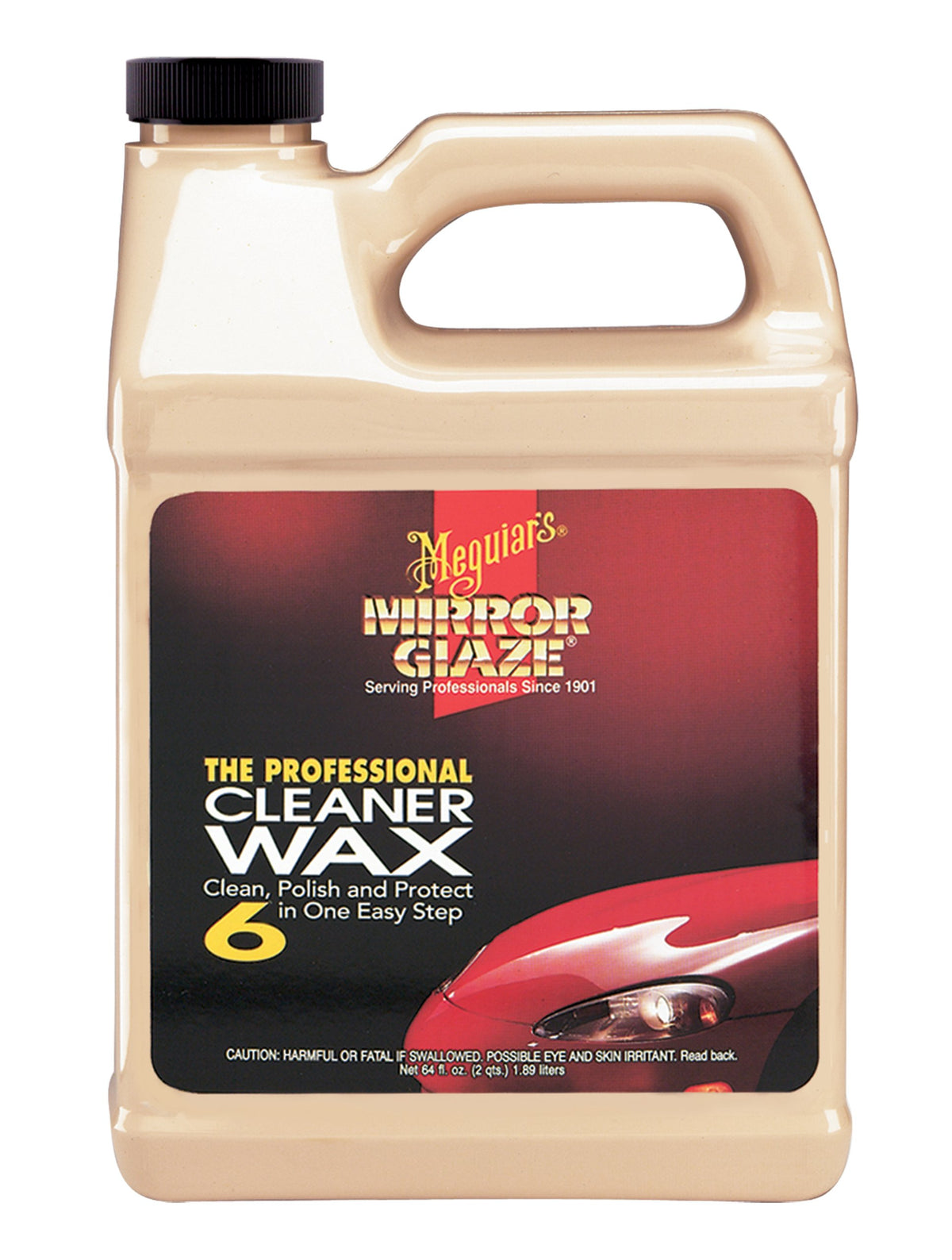 Meguiar's M664 Mirror Glaze Cleaner Wax - 64 Oz Container