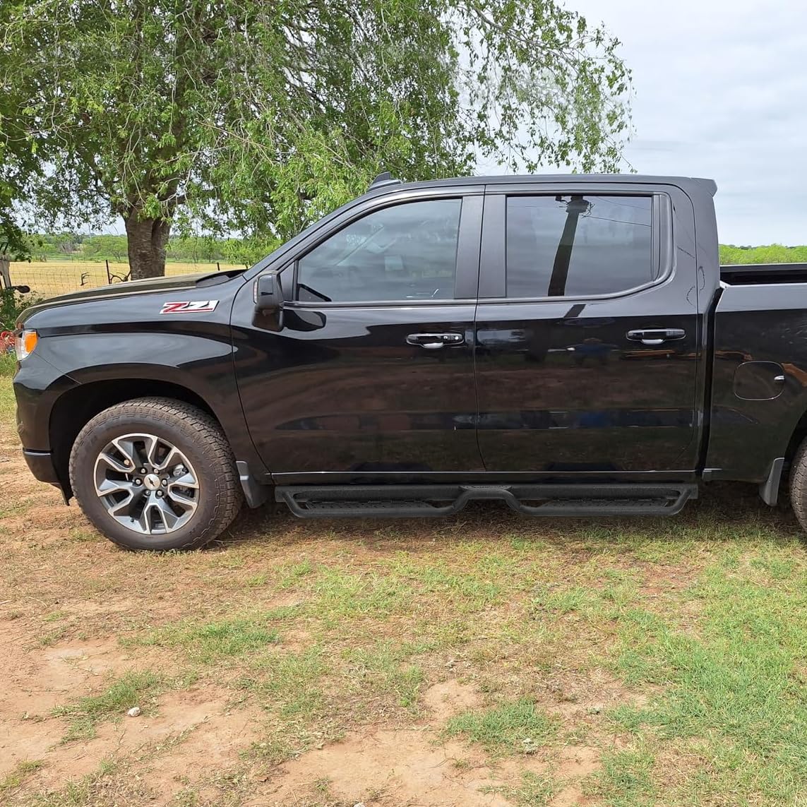 Smanow Running Boards Compatible With 2005-2023 Toyota Tacoma Double Cab With 4 Full-Size Doors, Black Taocma Side Steps And Tac