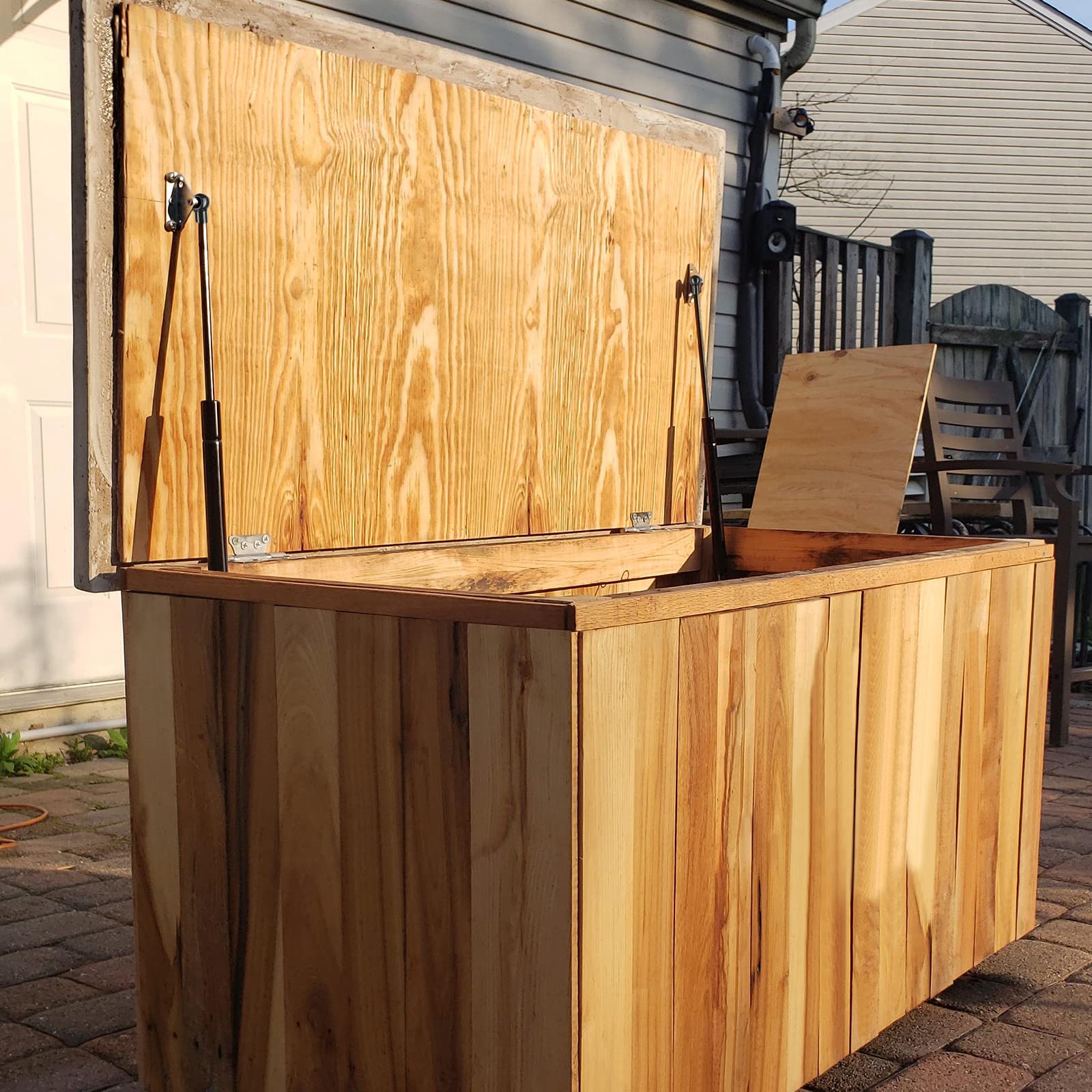 Pamagoo St280M100 28 Inch Gas Strut 100 Lbs 445 N Per Shock, 2 Pack C16-14352 28'' Spring Prop Heavy Duty Lid Lift For Undercove