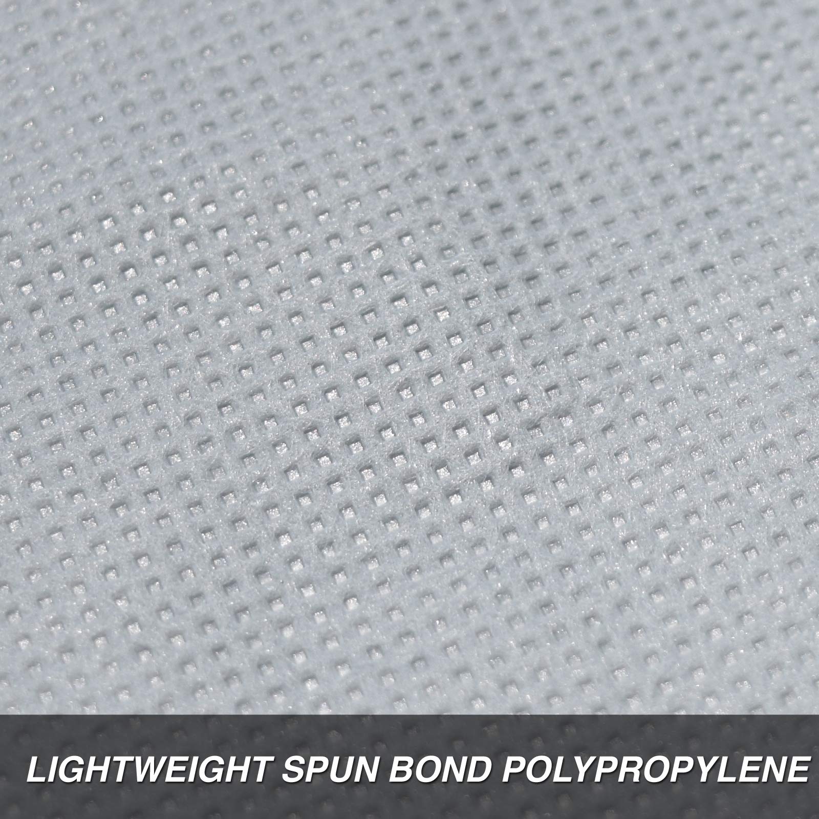 Budge Lite Car Cover Dirtproof, Scratch Resistant, Breathable, Dustproof, Car Cover Fits Sedans up to 200'', Gray